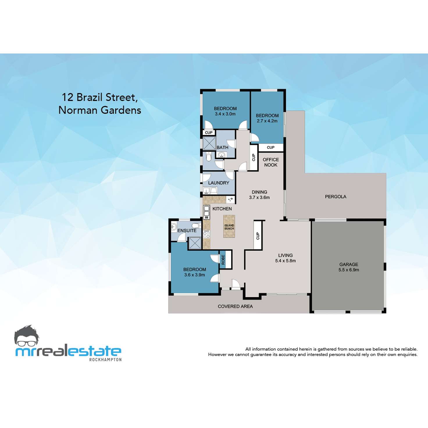 Floorplan of Homely house listing, 12 Brazil Street, Norman Gardens QLD 4701