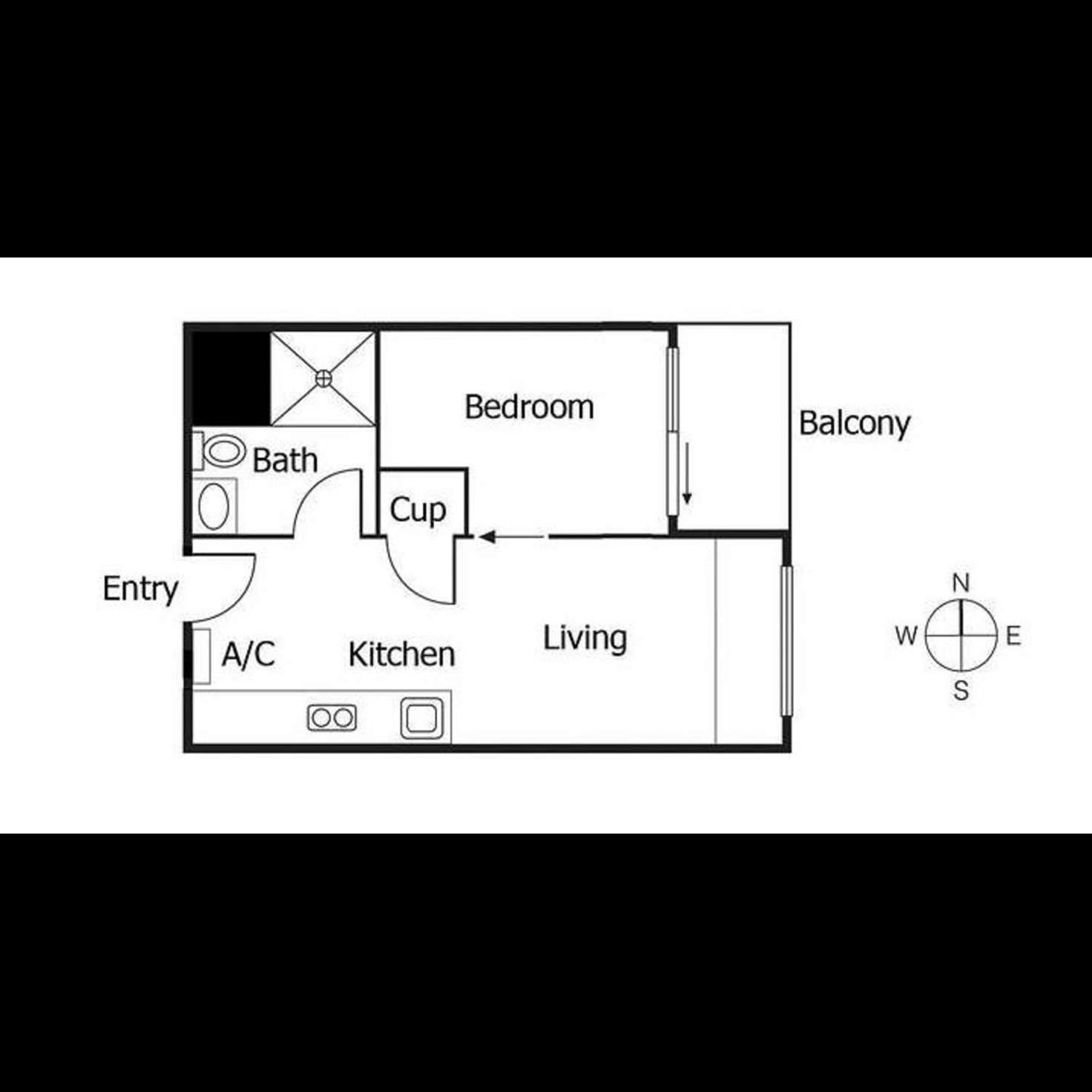 Floorplan of Homely apartment listing, 104/60 Garden Street, South Yarra VIC 3141