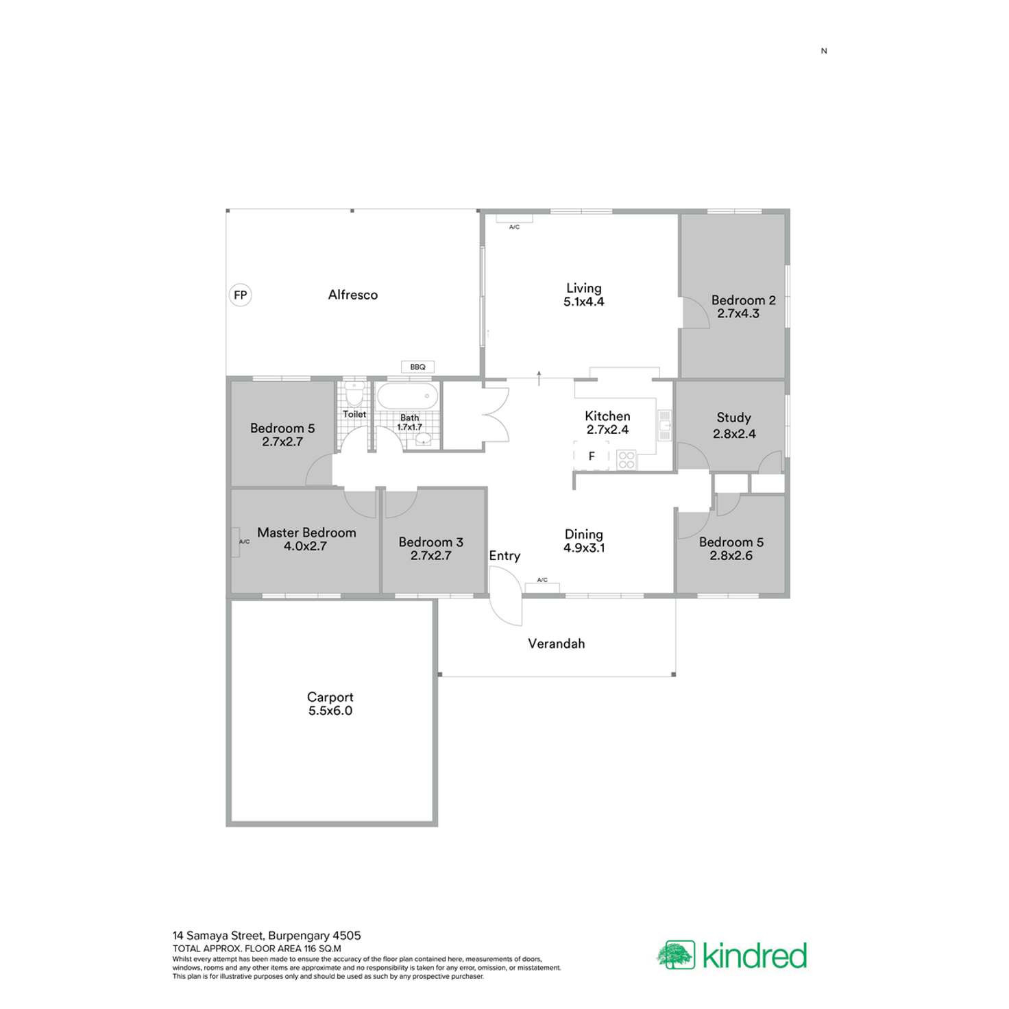 Floorplan of Homely house listing, 14 Samaya Street, Burpengary QLD 4505