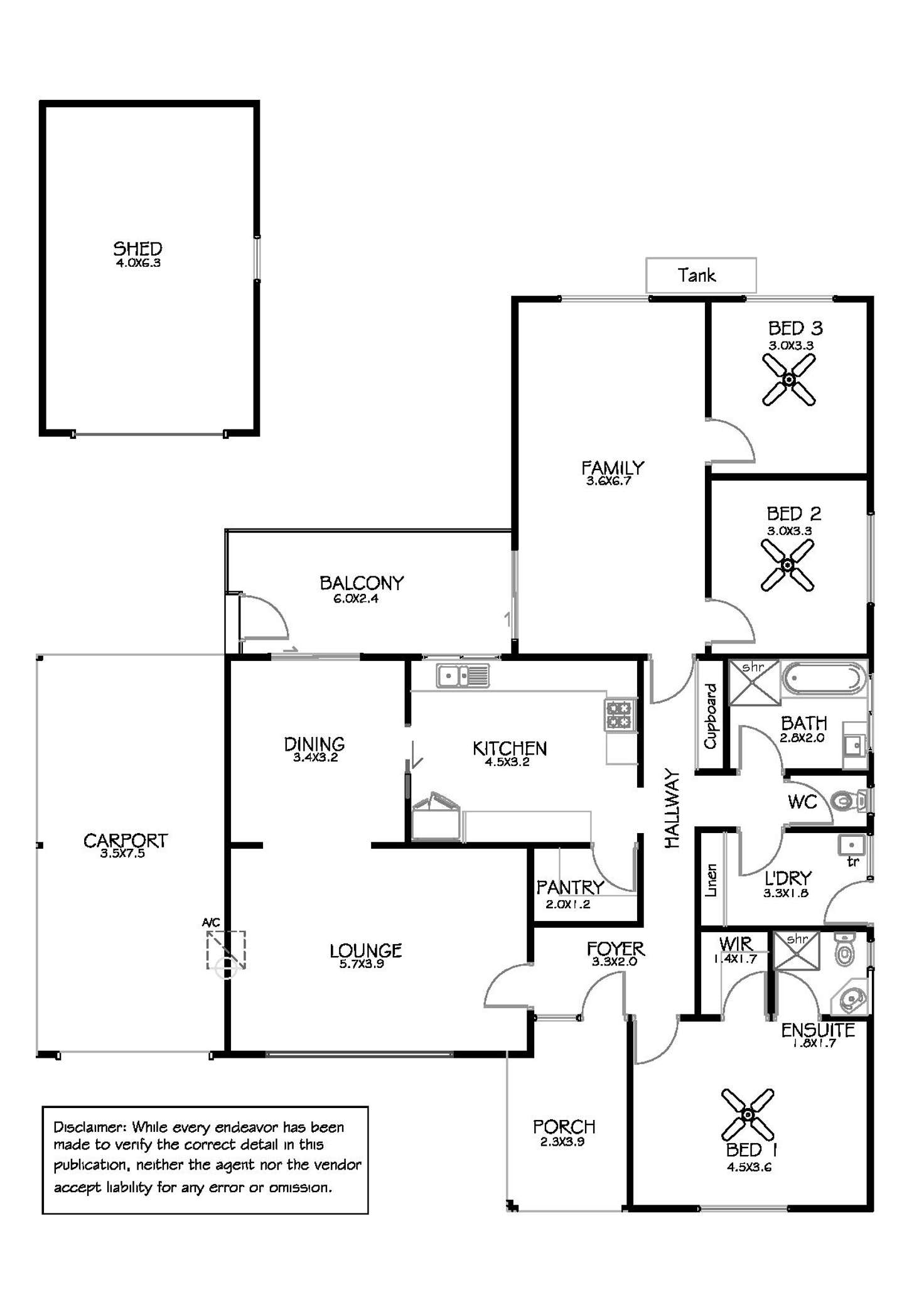 Floorplan of Homely house listing, 18 Hilltop Drive, Port Lincoln SA 5606