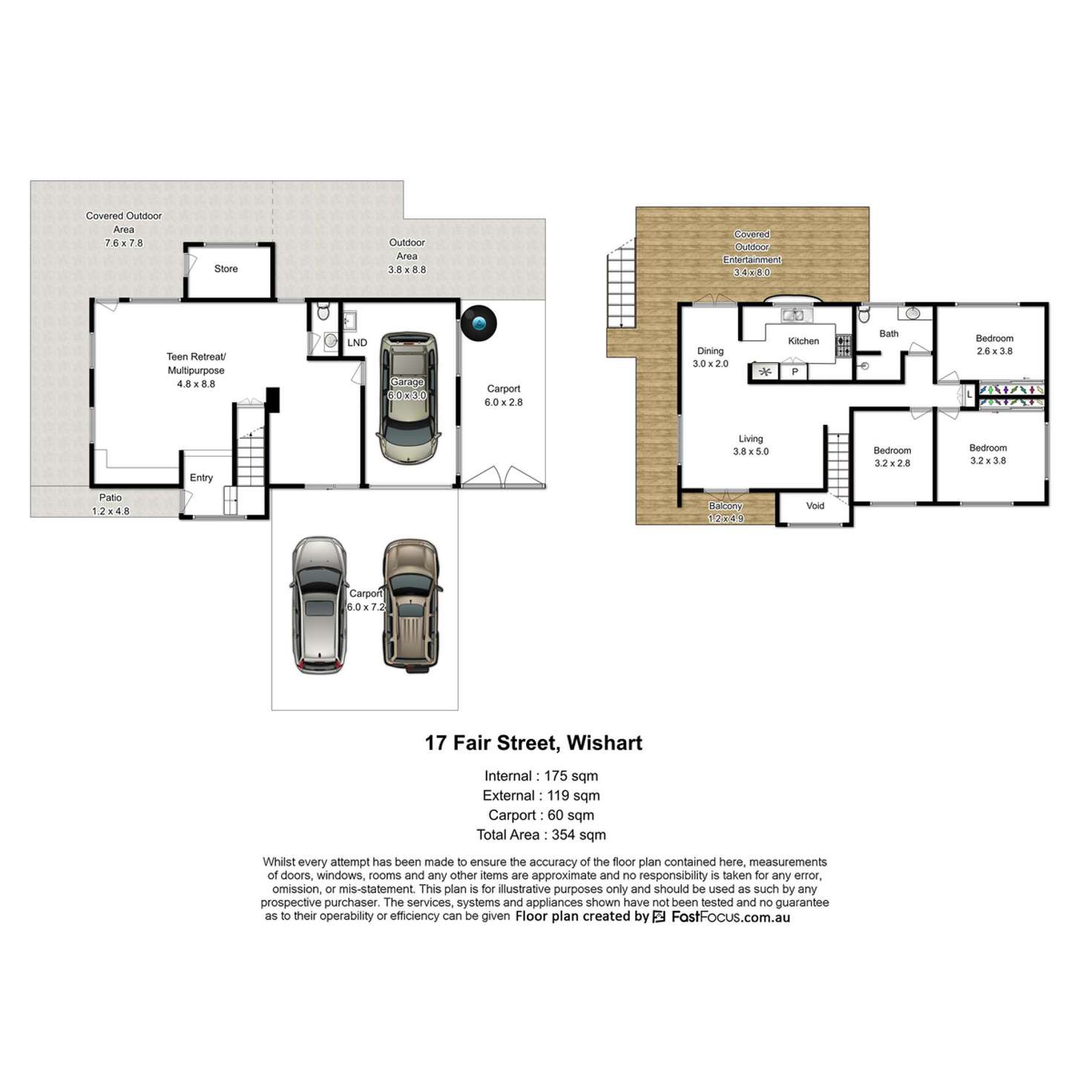 Floorplan of Homely house listing, 17 Fair Street, Wishart QLD 4122