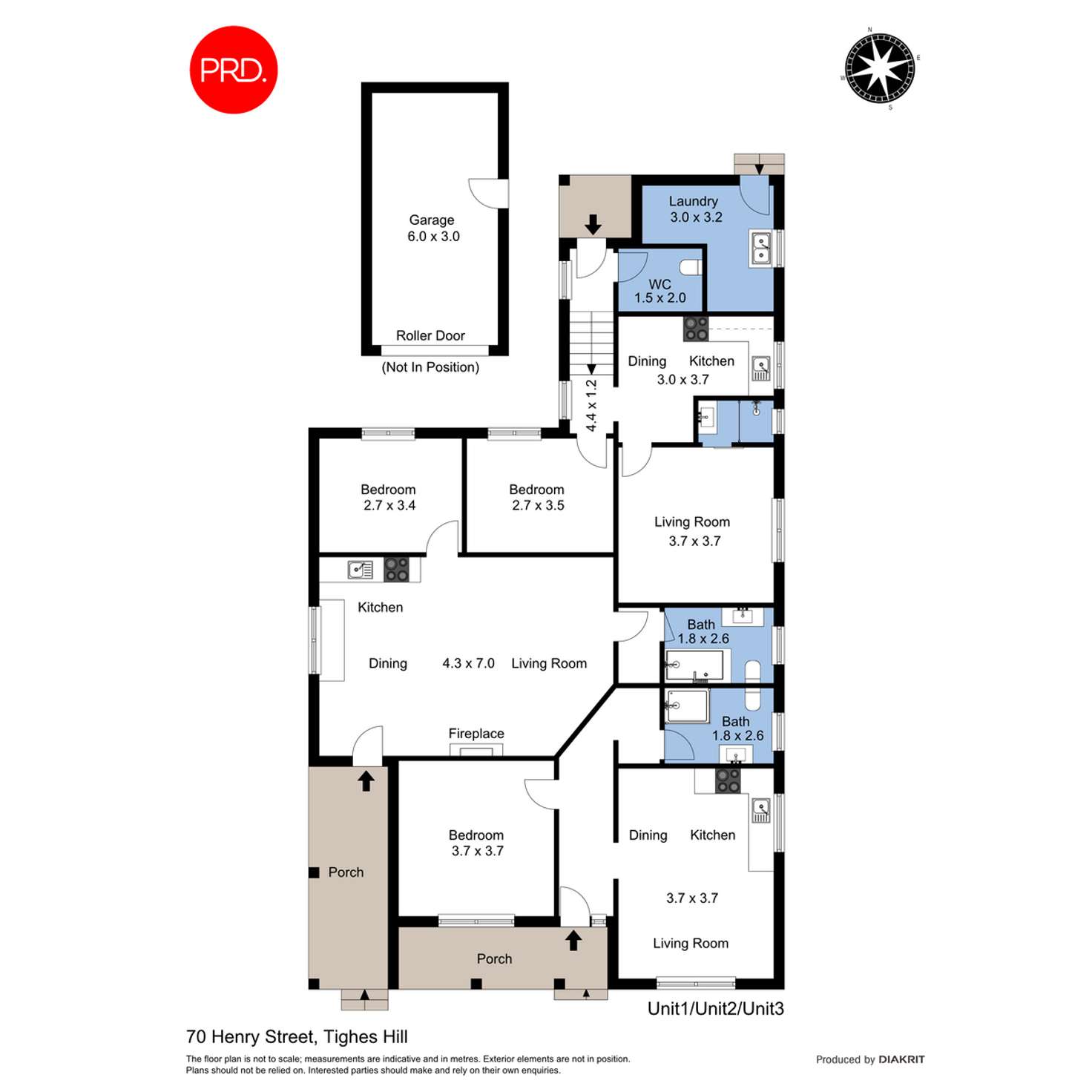 Floorplan of Homely house listing, 70 Henry Street, Tighes Hill NSW 2297