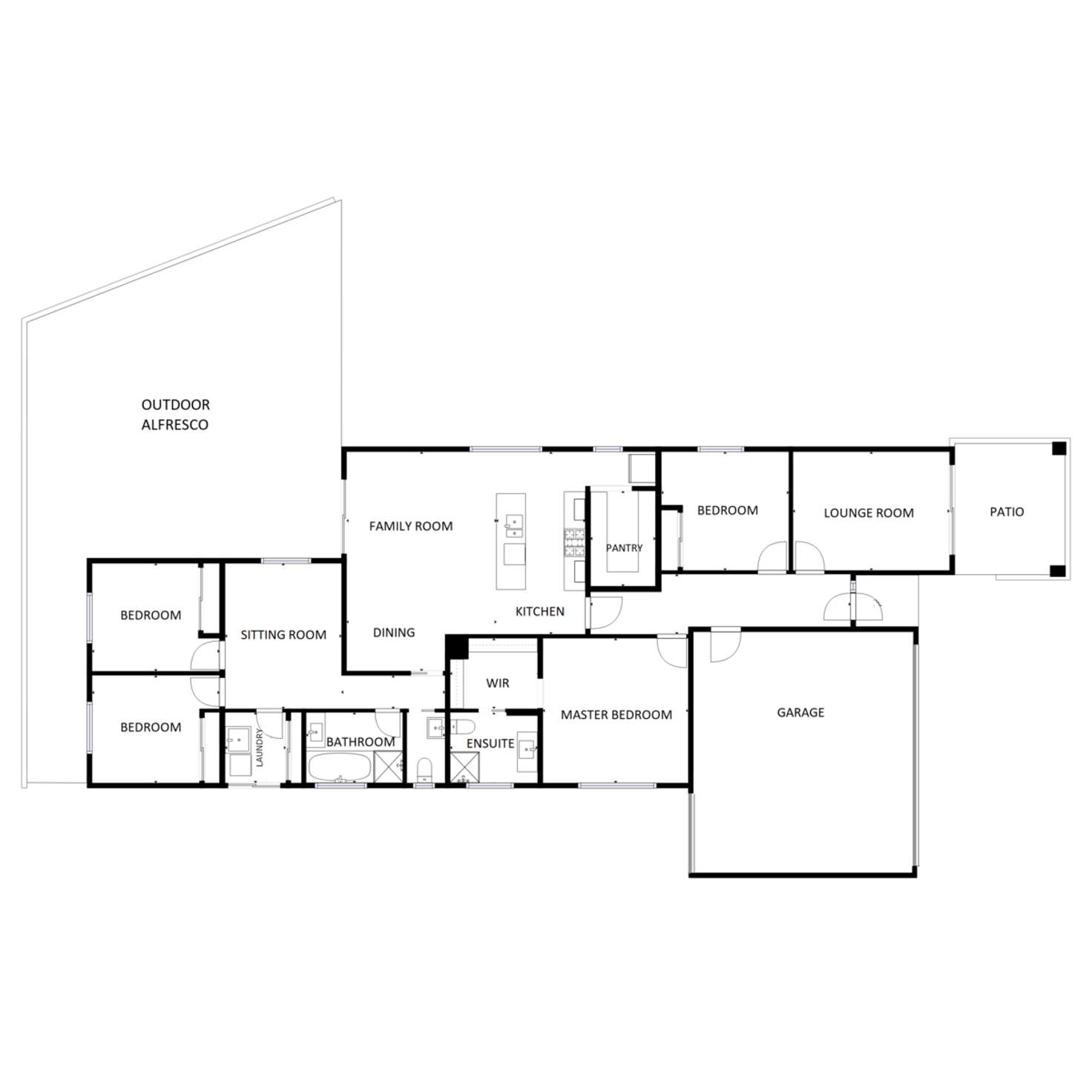 Floorplan of Homely house listing, 13 Toy Court, Wodonga VIC 3690