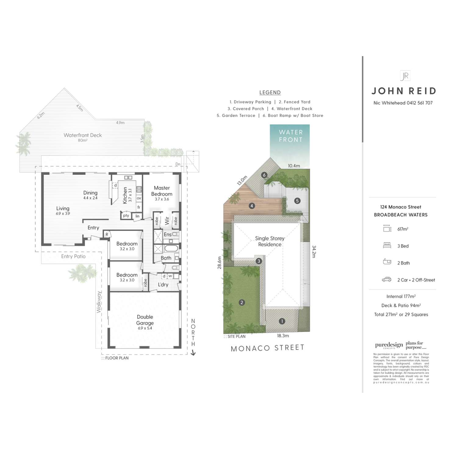 Floorplan of Homely house listing, 124 Monaco Street, Broadbeach Waters QLD 4218