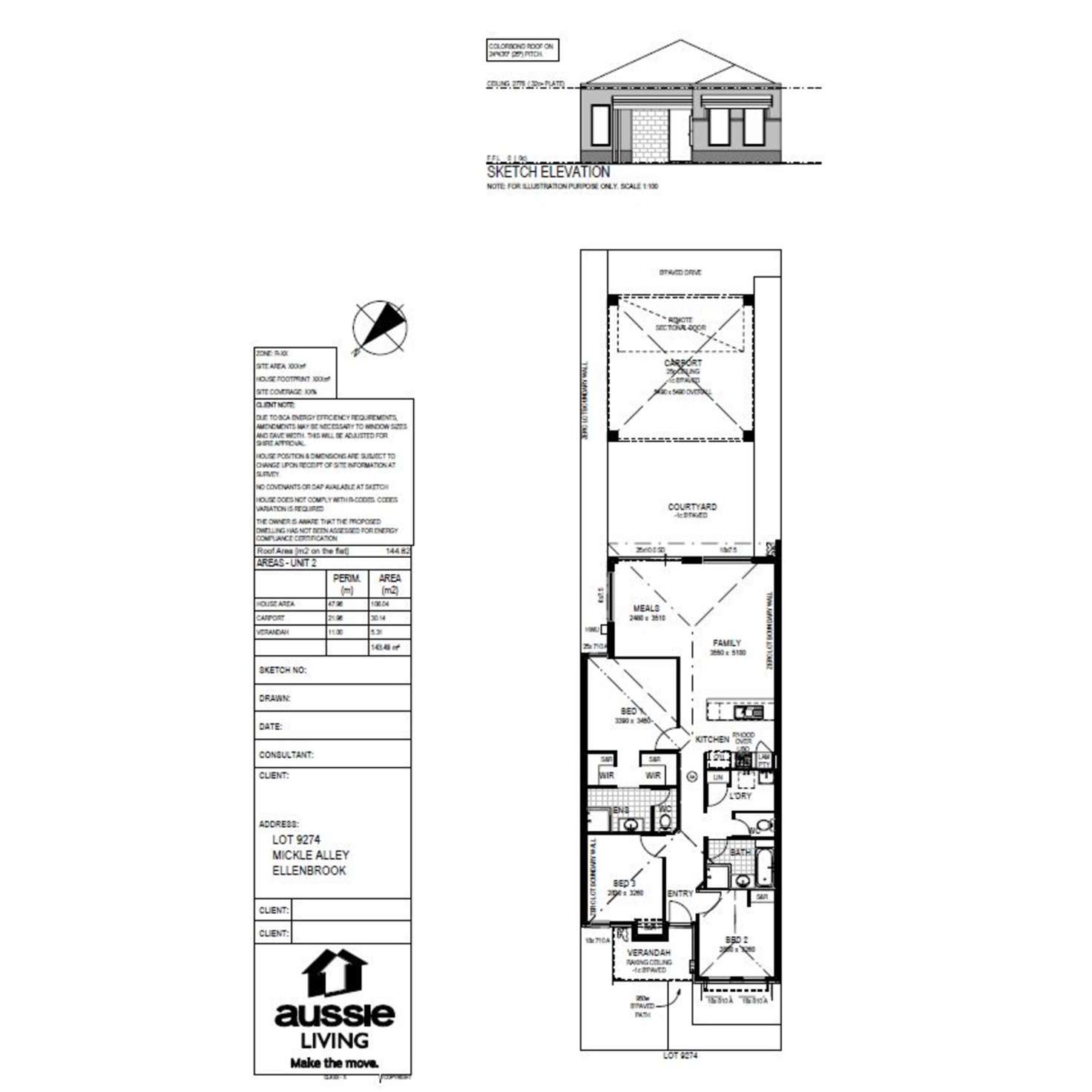 Floorplan of Homely house listing, 16 Mickle Alley, Ellenbrook WA 6069