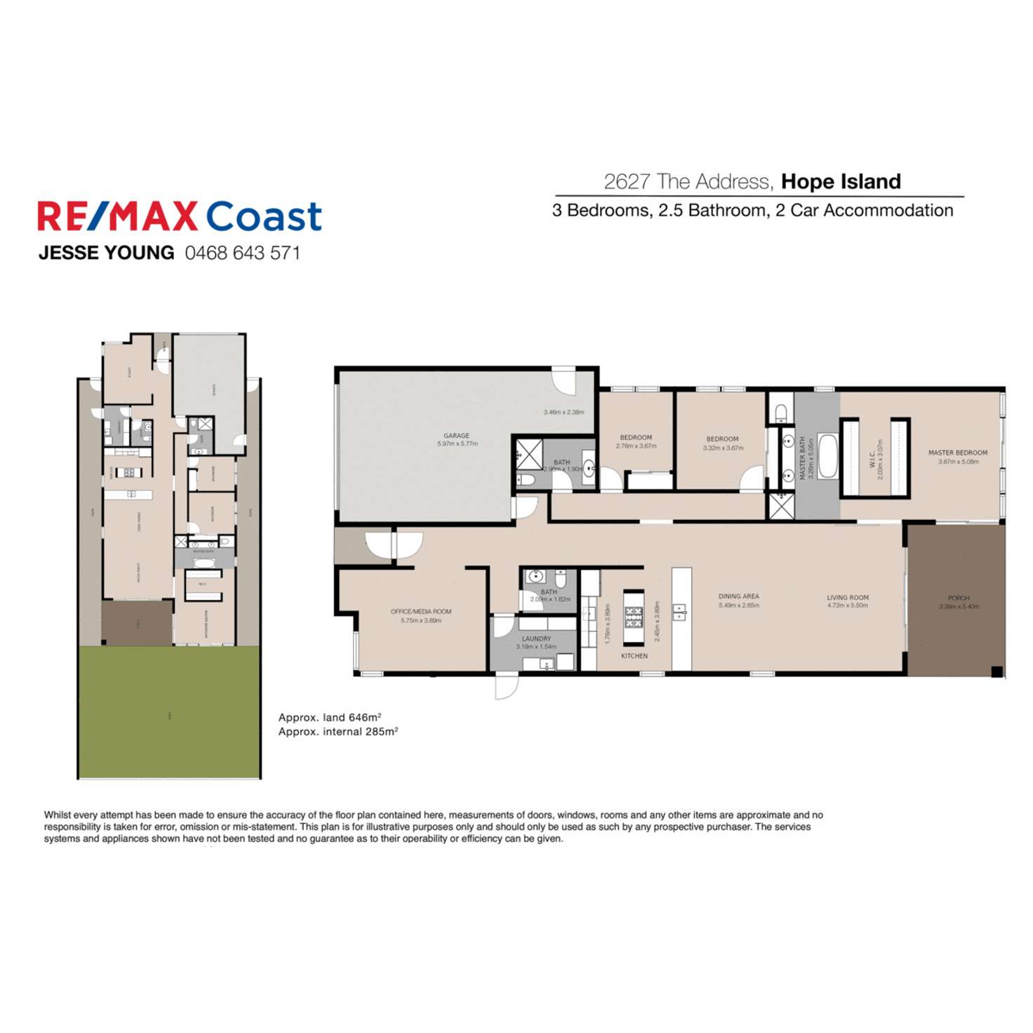 Floorplan of Homely house listing, 2627 The Address, Sanctuary Cove QLD 4212