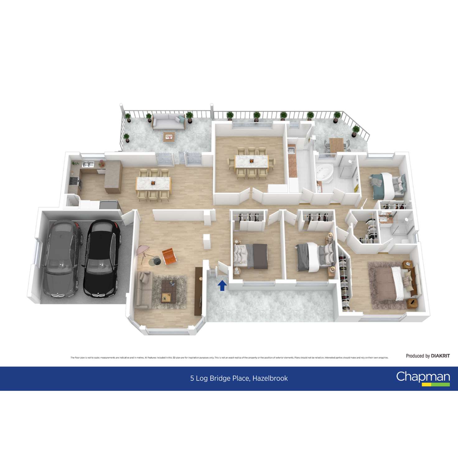 Floorplan of Homely house listing, 5 Log Bridge Place, Hazelbrook NSW 2779