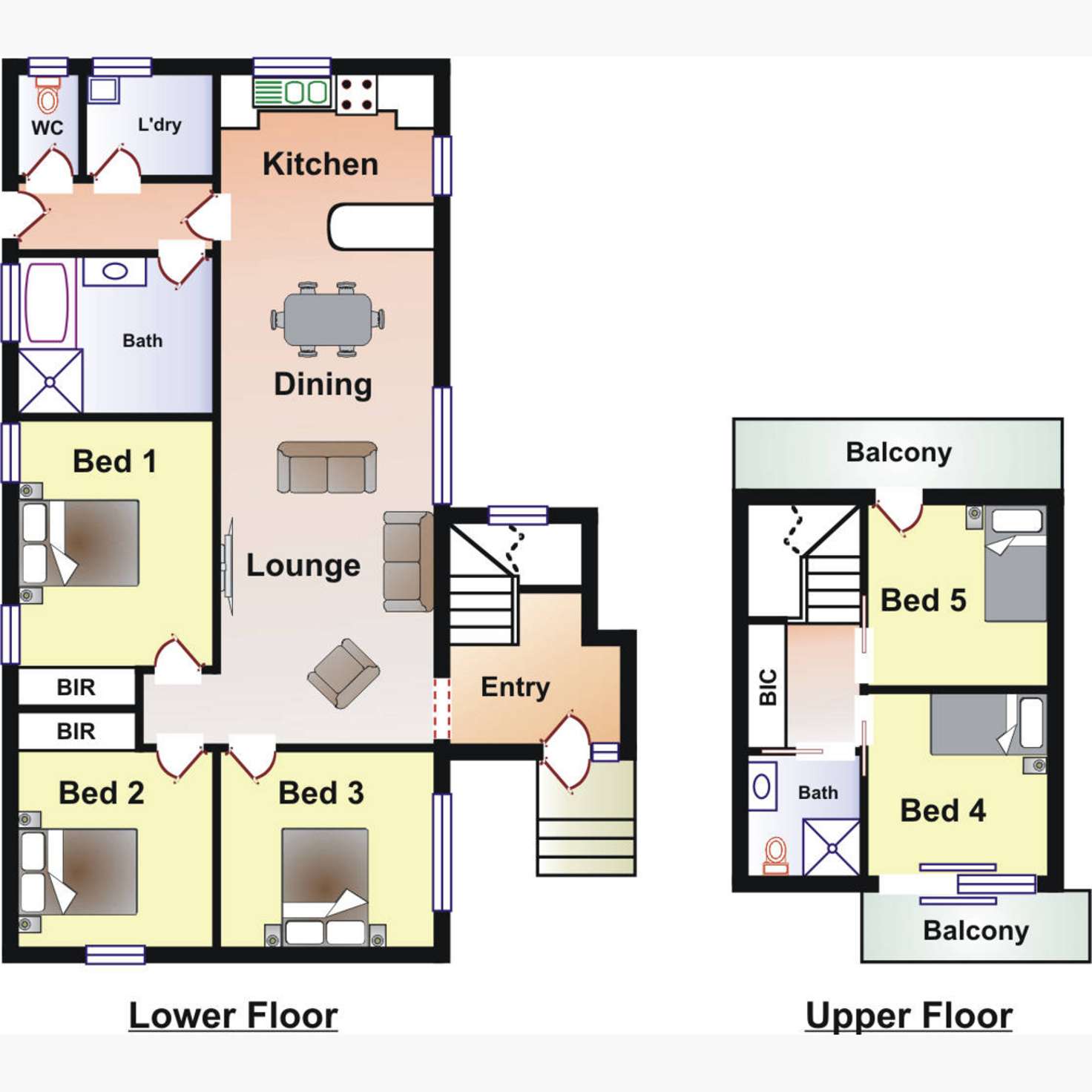 Floorplan of Homely house listing, 6 Frieda Street, Dromana VIC 3936
