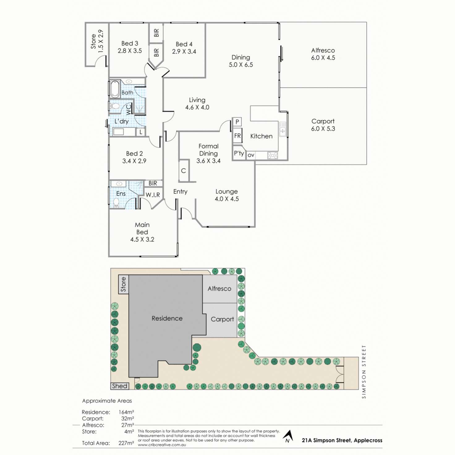 Floorplan of Homely house listing, 21A Simpson Street, Applecross WA 6153