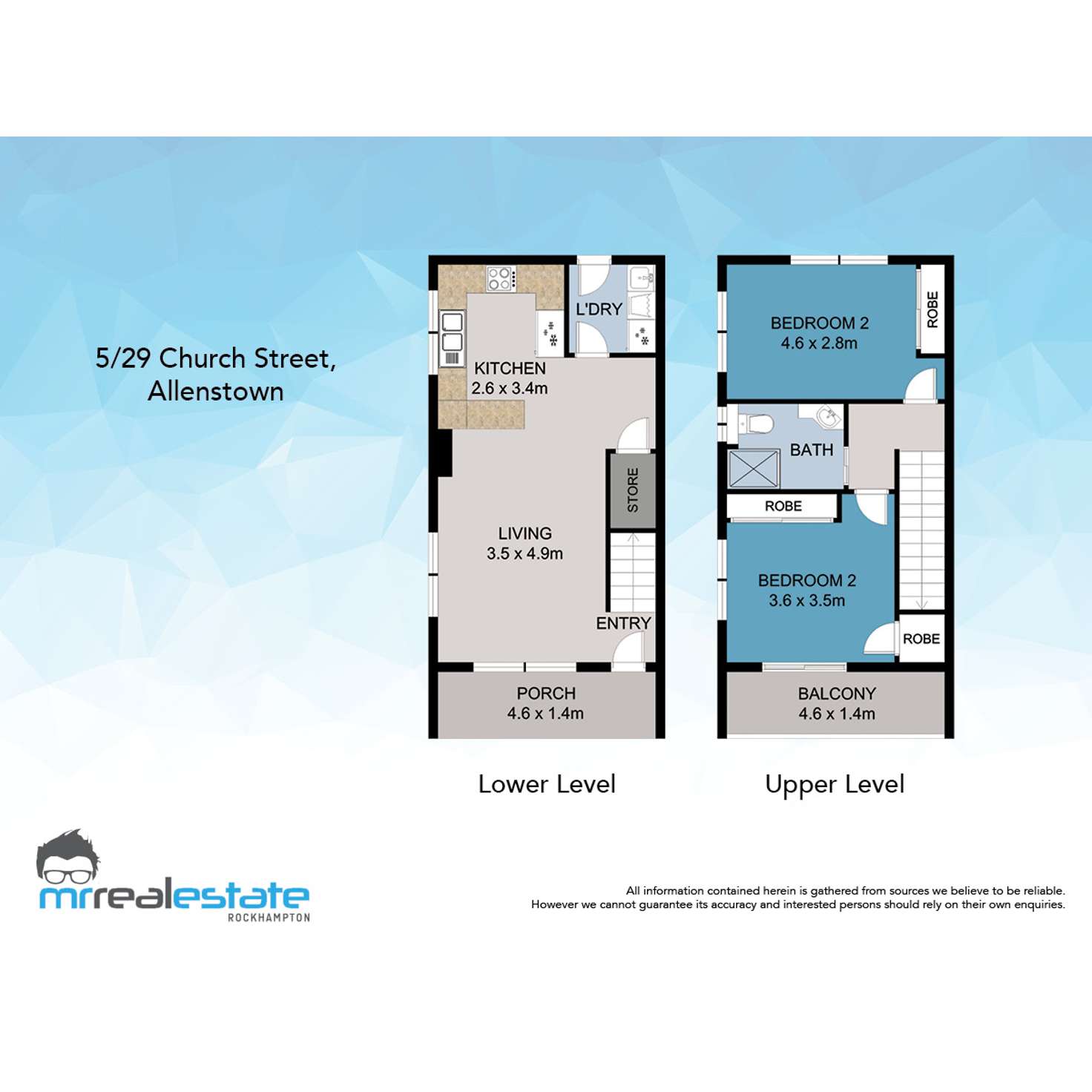 Floorplan of Homely unit listing, 5/29 Church Street, Allenstown QLD 4700