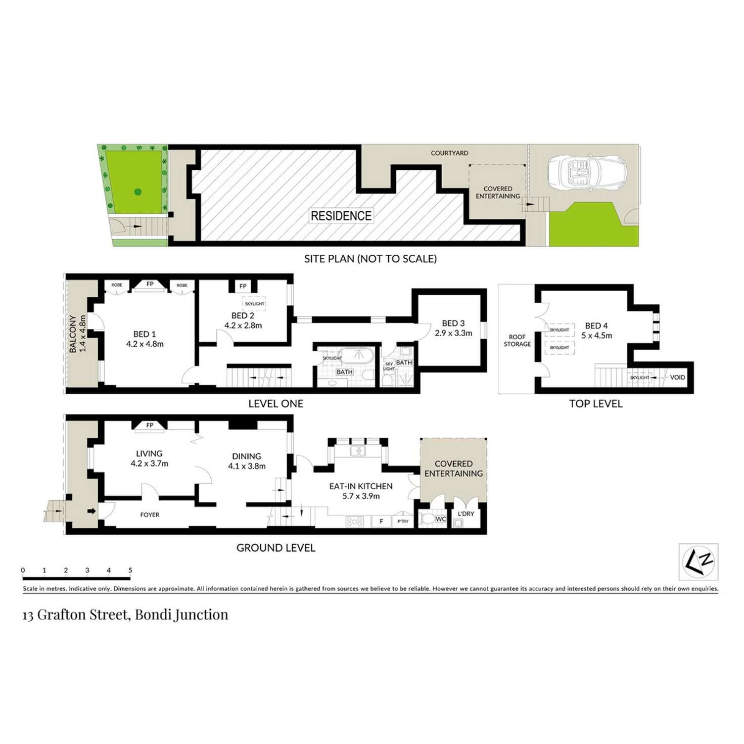 Floorplan of Homely house listing, 13 Grafton Street, Bondi Junction NSW 2022