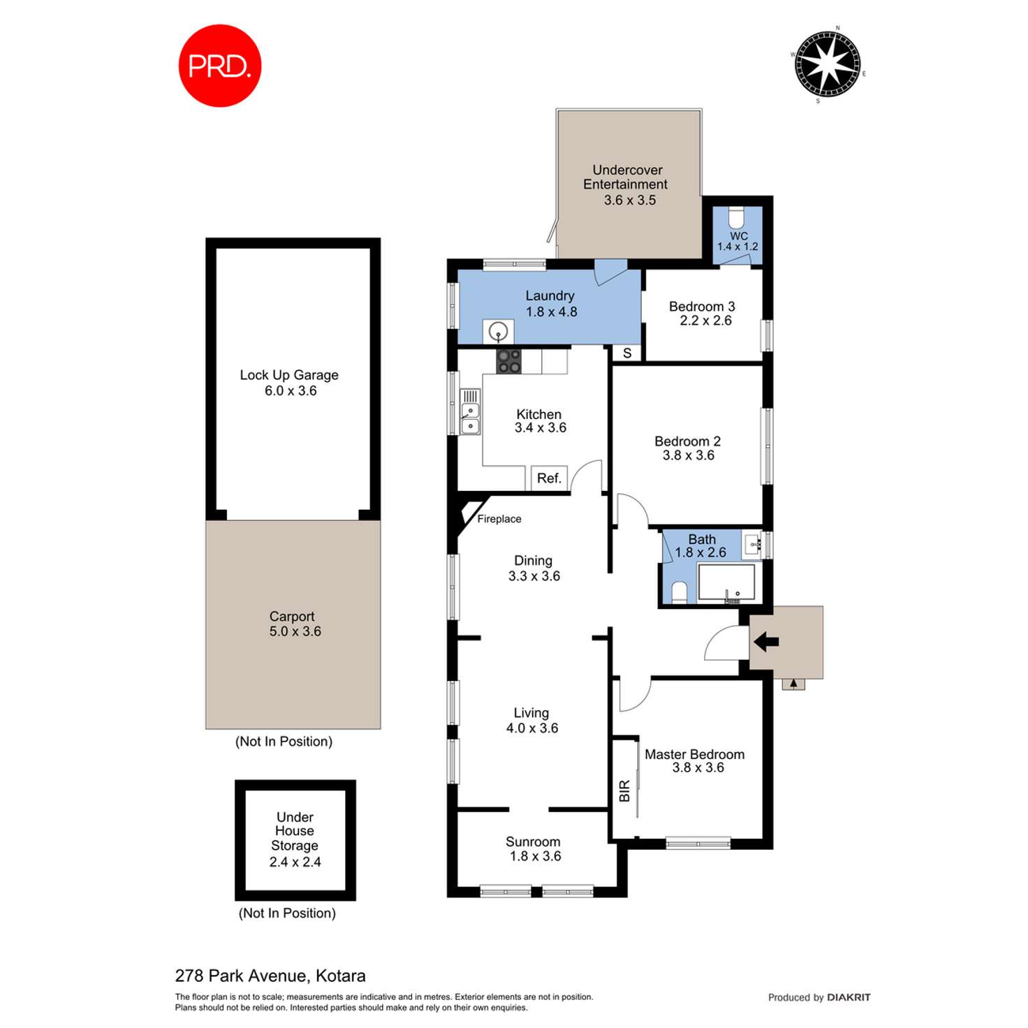 Floorplan of Homely house listing, 278 Park Avenue, Kotara NSW 2289