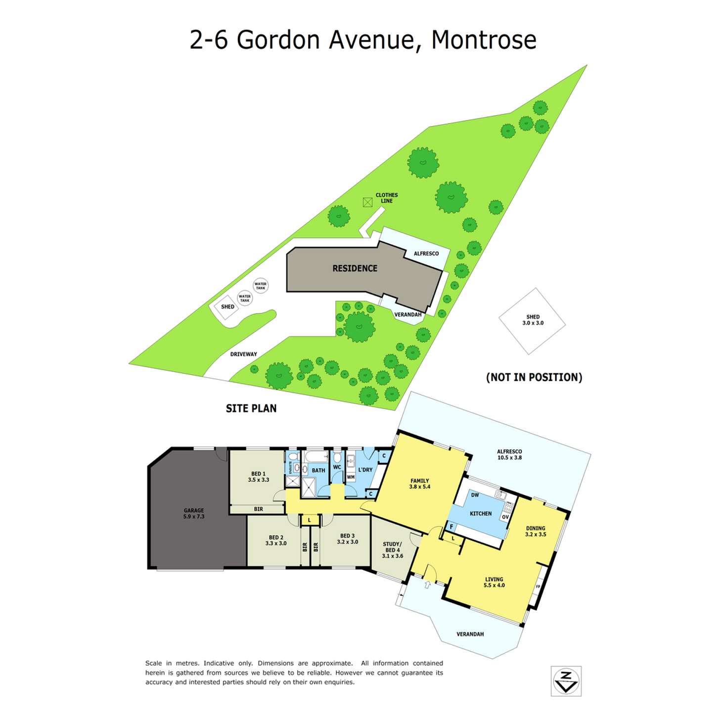 Floorplan of Homely house listing, 2-6 Gordon Avenue, Montrose VIC 3765