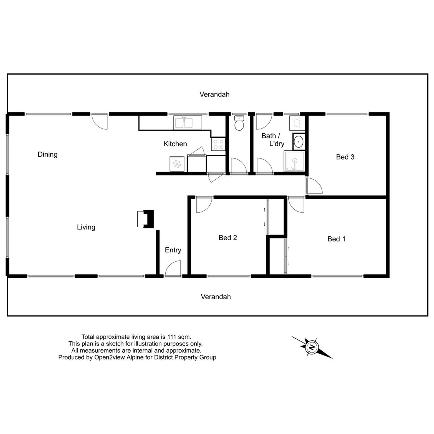 Floorplan of Homely house listing, 24 Changue Road, Merrijig VIC 3723
