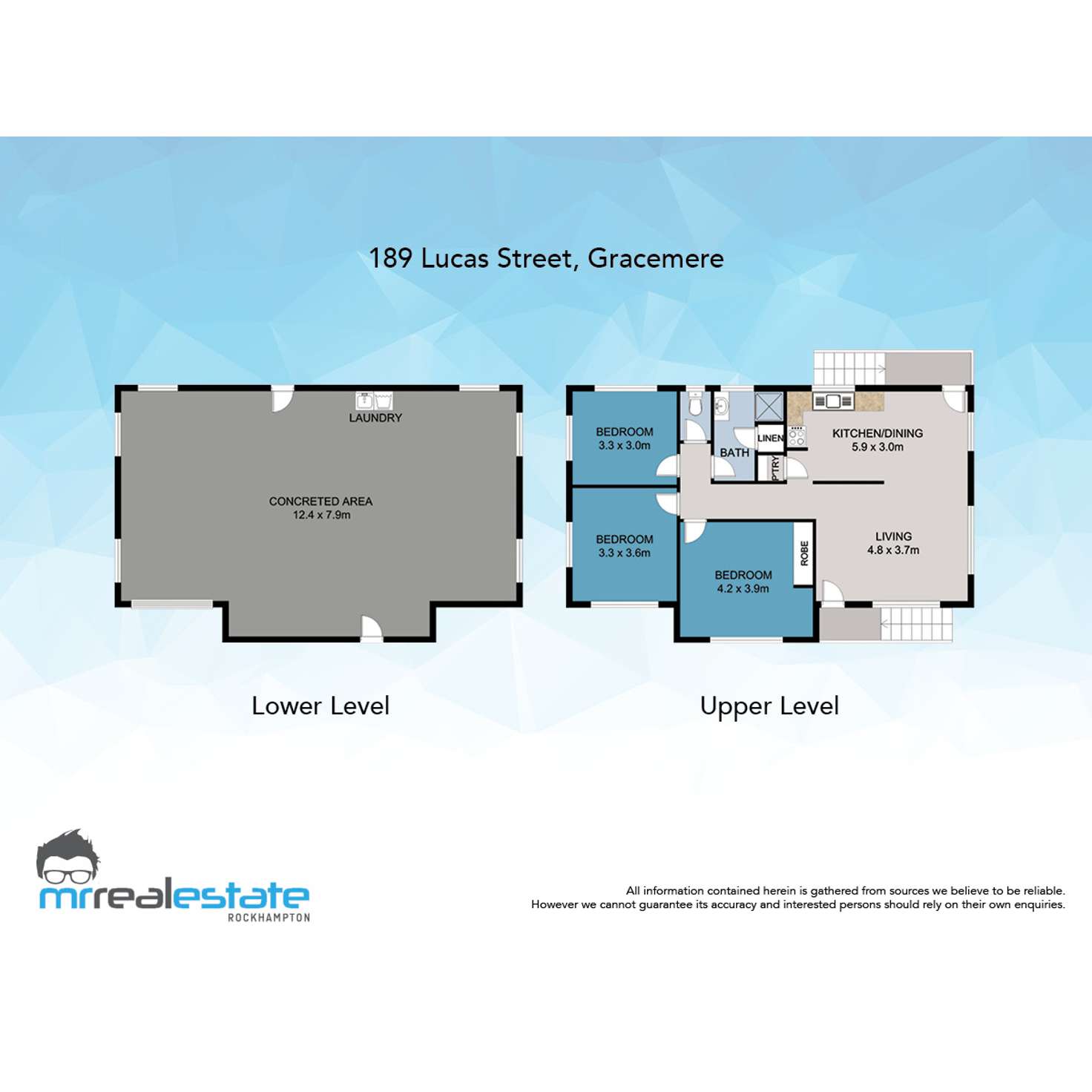Floorplan of Homely house listing, 189 Lucas Street, Gracemere QLD 4702