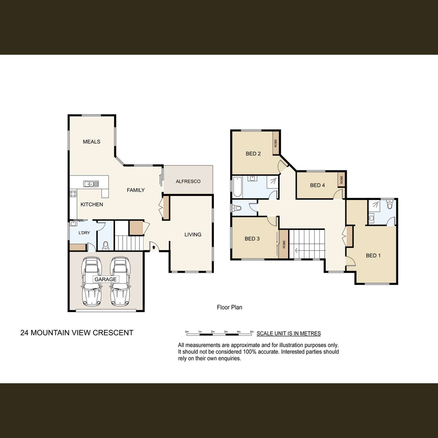 Floorplan of Homely house listing, 24 Mountain View Crescent, Mount Warren Park QLD 4207