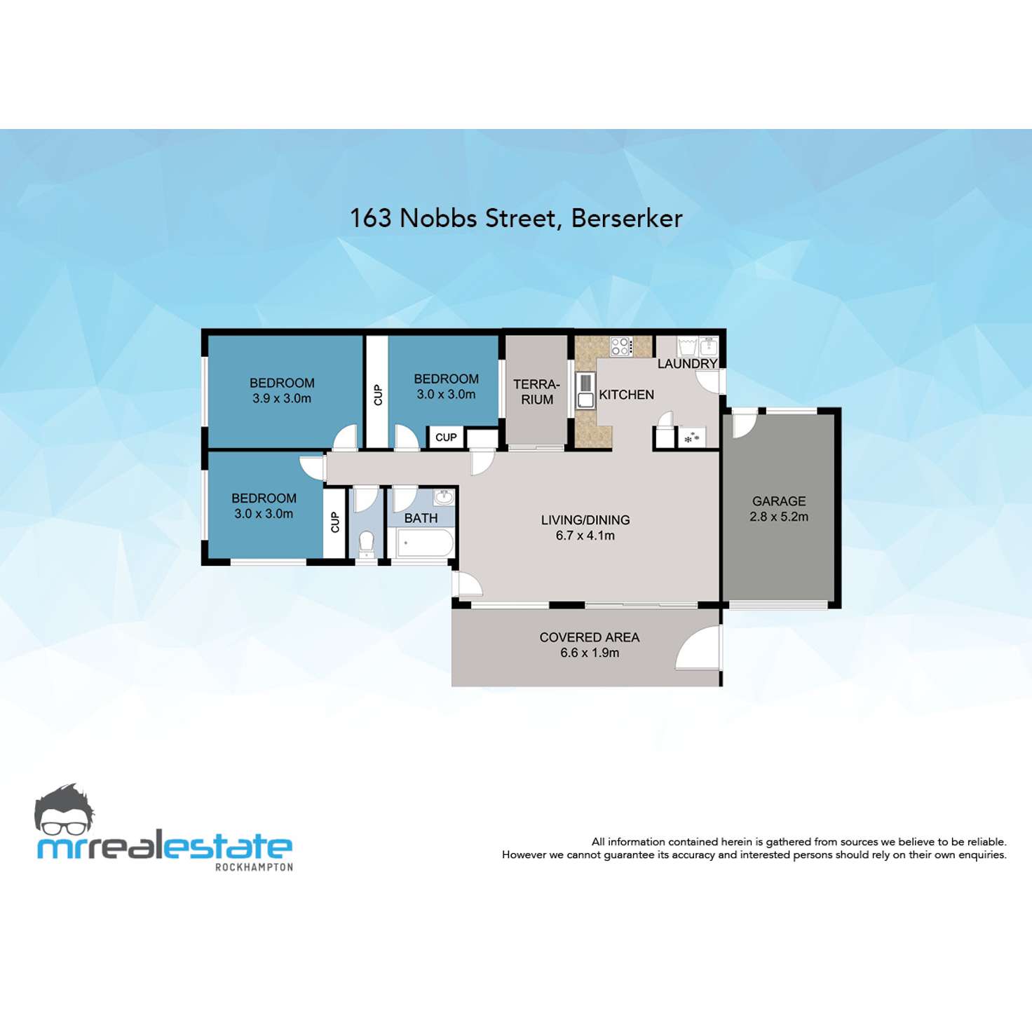 Floorplan of Homely house listing, 163 Nobbs Street, Berserker QLD 4701