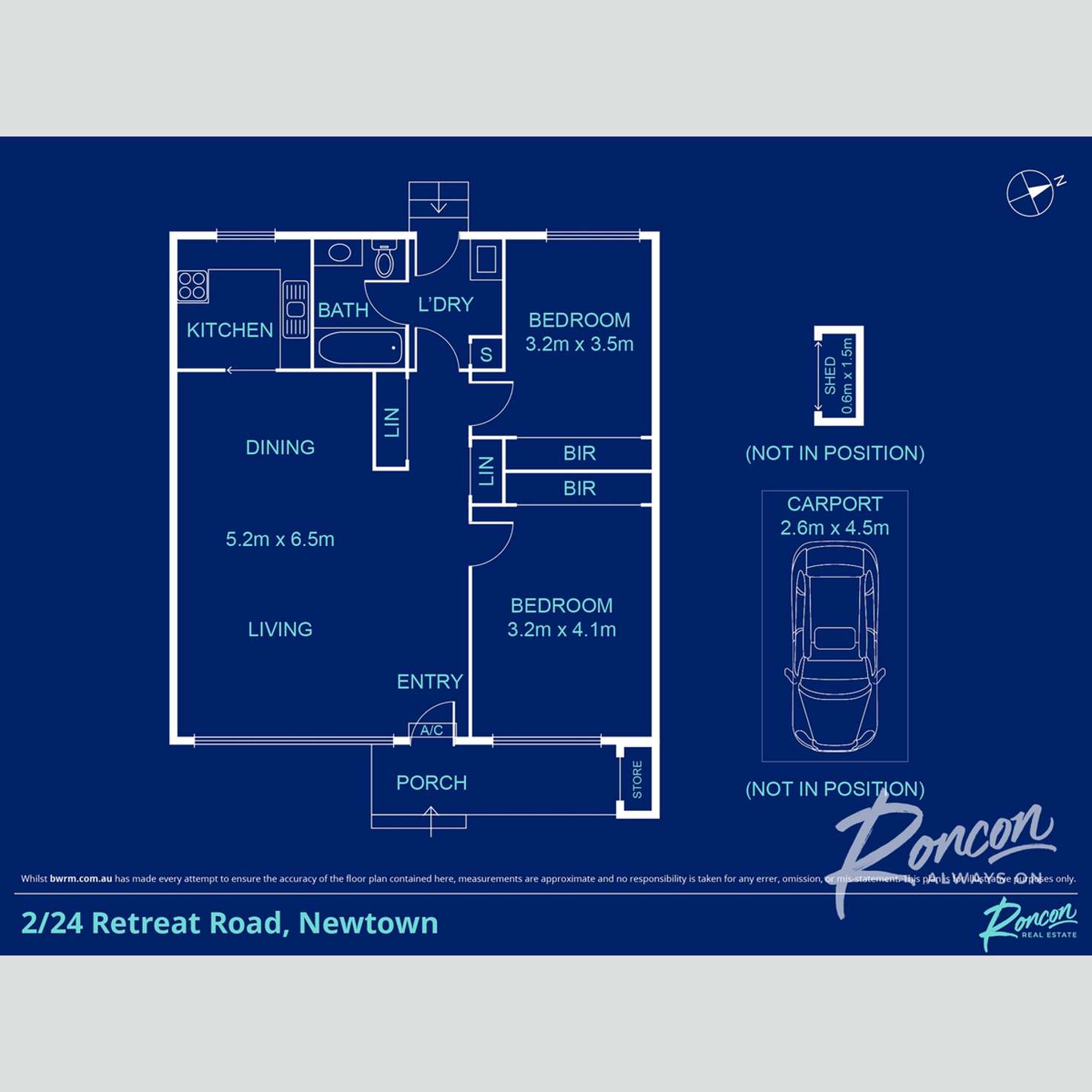 Floorplan of Homely unit listing, 2/24 Retreat Road, Newtown VIC 3220