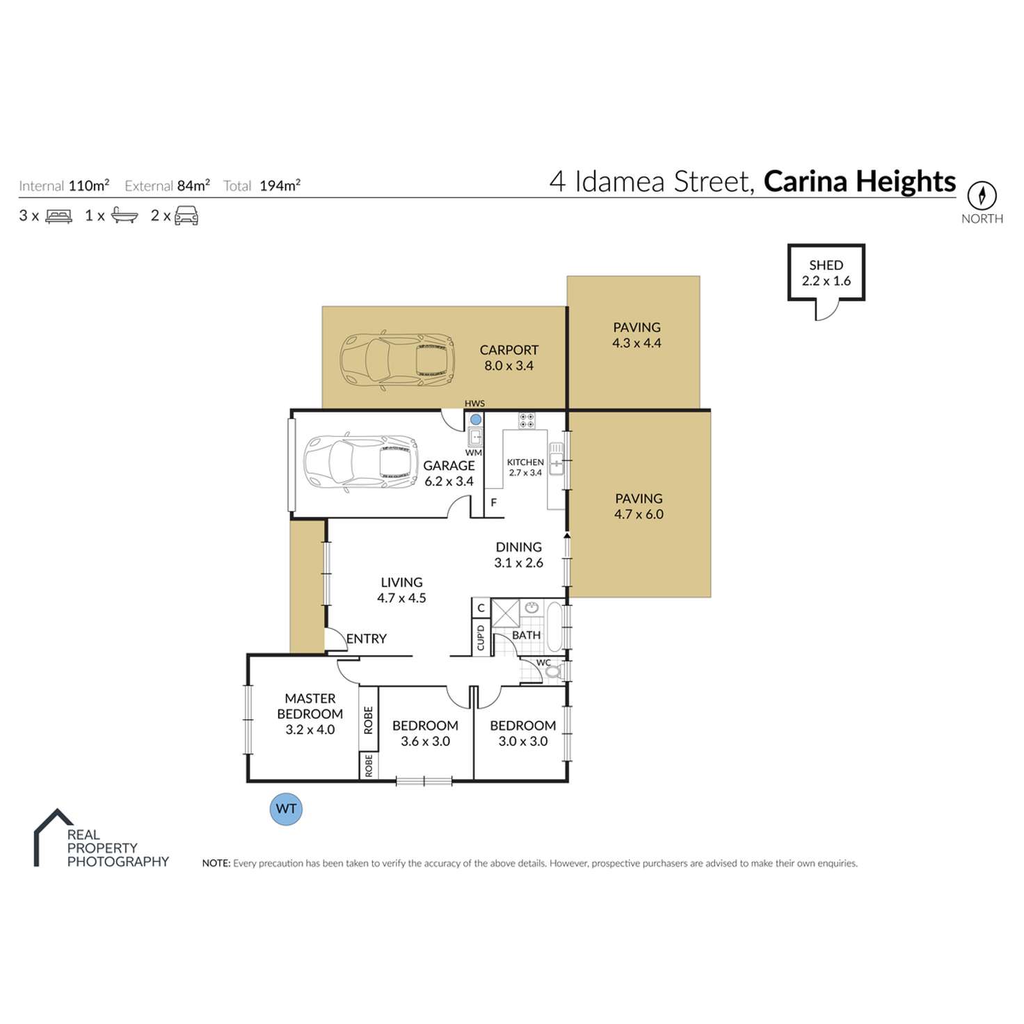 Floorplan of Homely house listing, 4 Idamea Street, Carina Heights QLD 4152