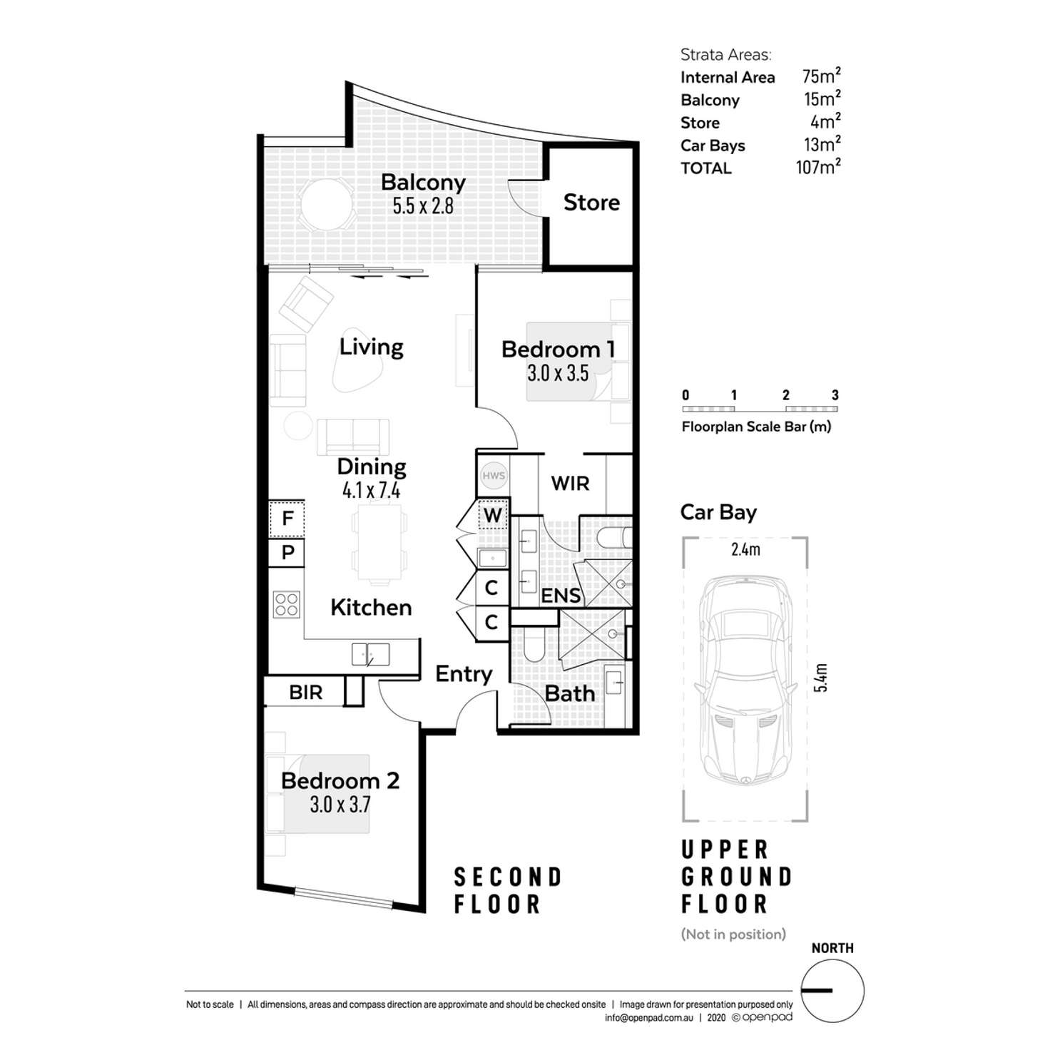 Floorplan of Homely apartment listing, 22/238 Oxford Street, Leederville WA 6007
