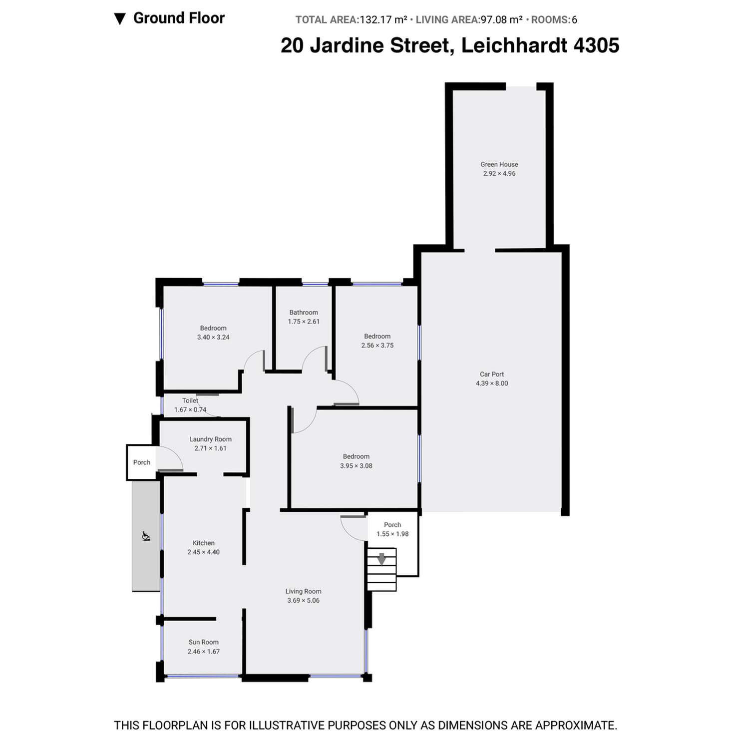 Floorplan of Homely house listing, 20 Jardine Street, Leichhardt QLD 4305