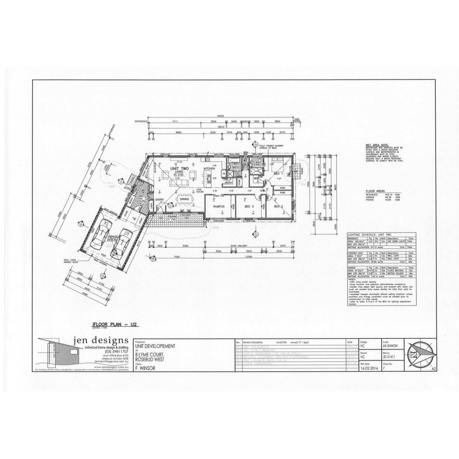 Floorplan of Homely house listing, 2/8 Lyme Court, Capel Sound VIC 3940