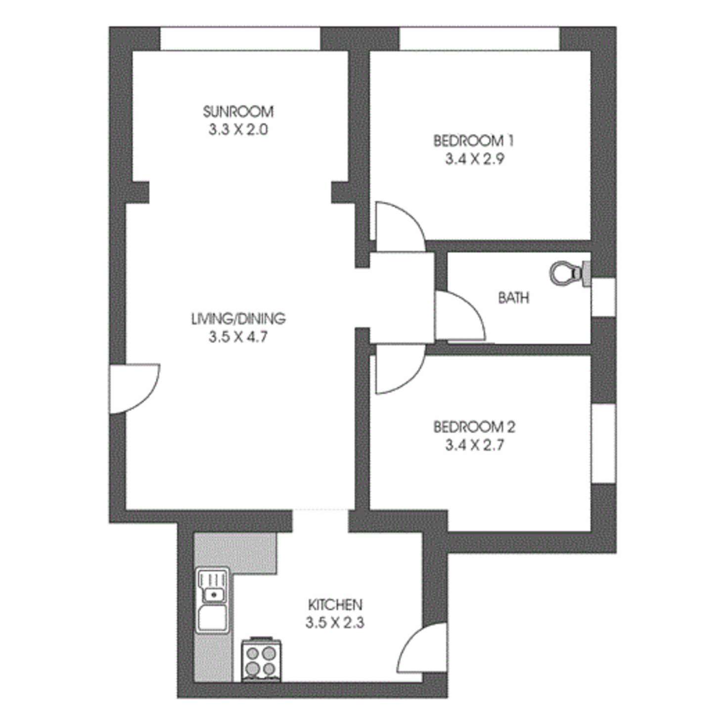 Floorplan of Homely apartment listing, 5/15 Wellington Street, Bondi Beach NSW 2026