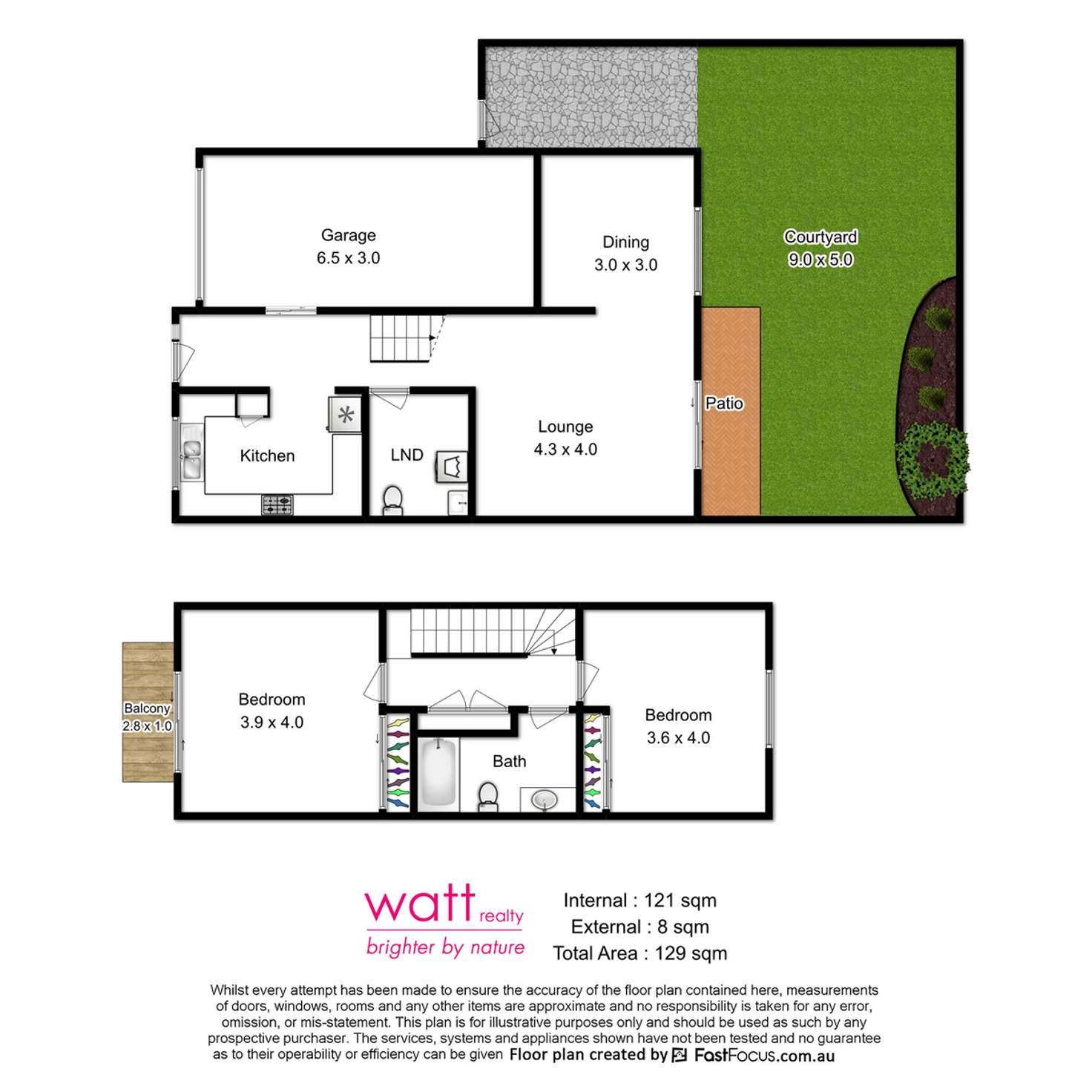 Floorplan of Homely townhouse listing, 45/280 Handford Road, Taigum QLD 4018
