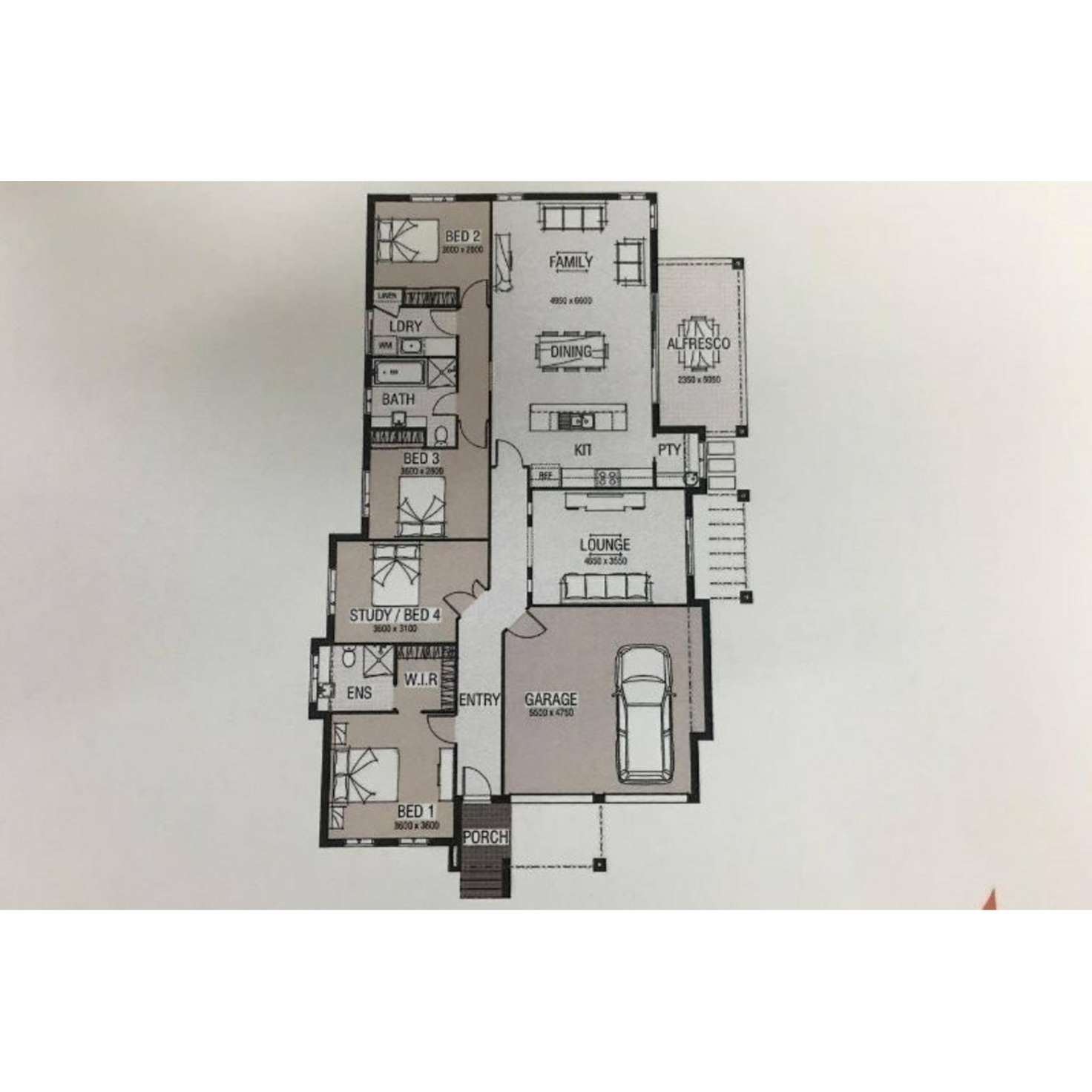 Floorplan of Homely house listing, 2 Thorougbred Drive, Cobbitty NSW 2570