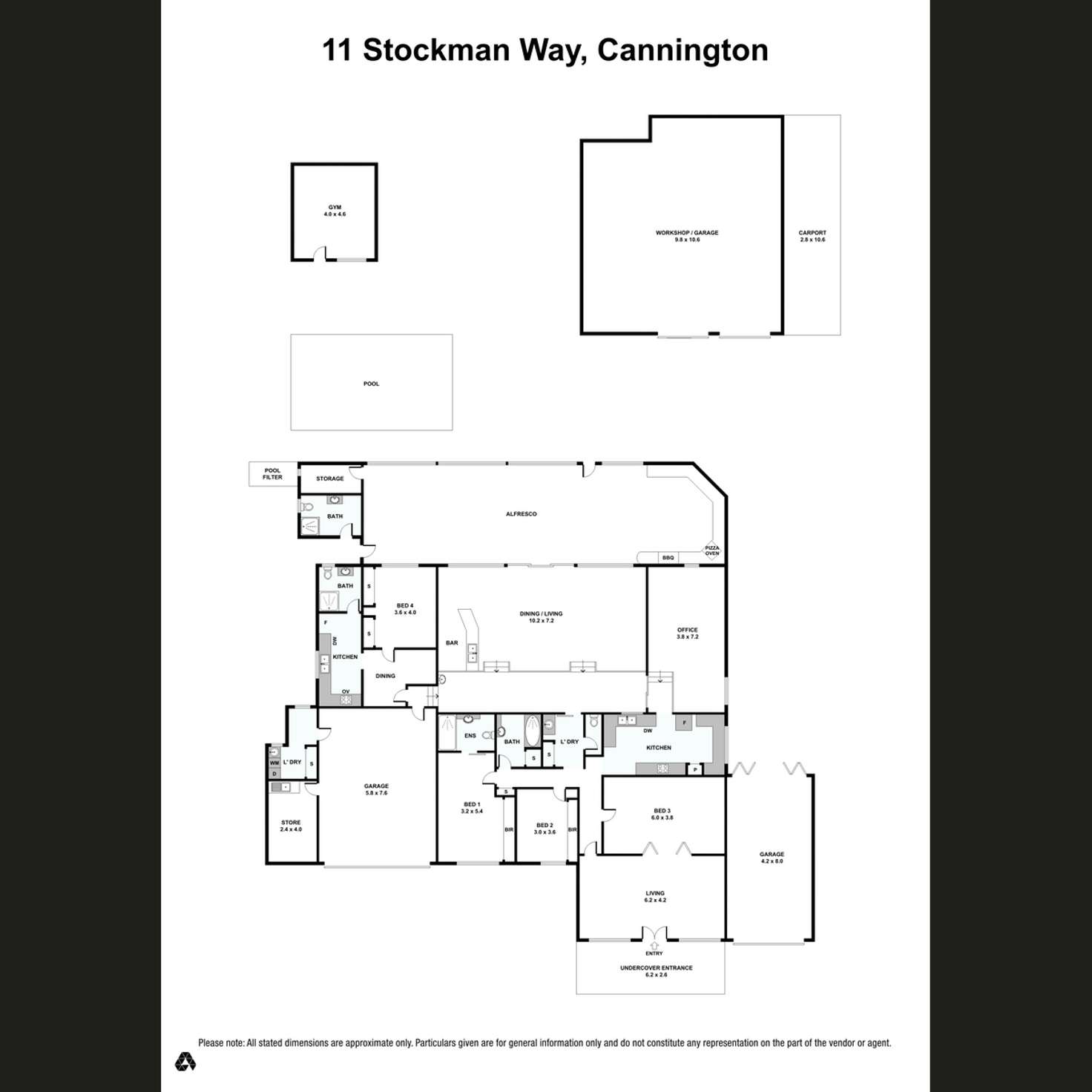 Floorplan of Homely house listing, 11 Stockman Way, Cannington WA 6107