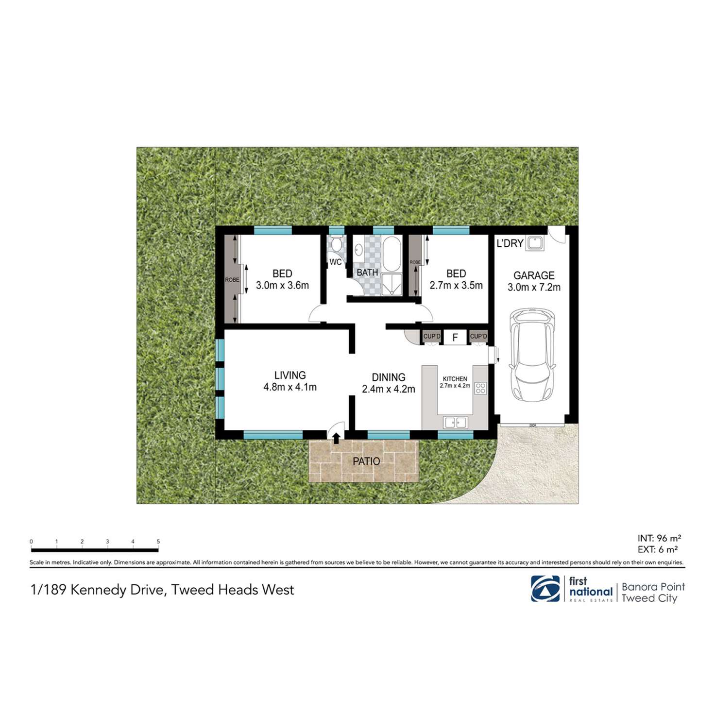 Floorplan of Homely villa listing, 1/189 Kennedy Drive, Tweed Heads West NSW 2485