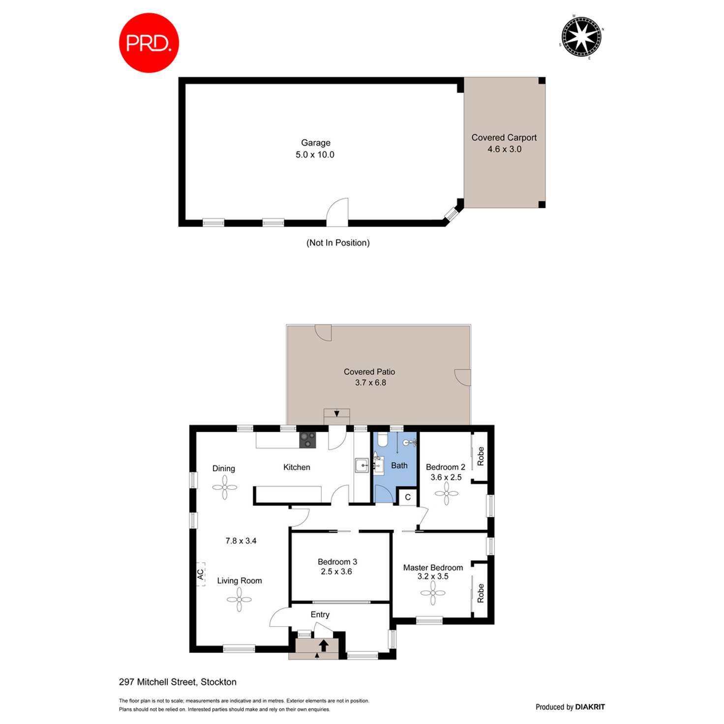 Floorplan of Homely house listing, 297 Mitchell Street, Stockton NSW 2295