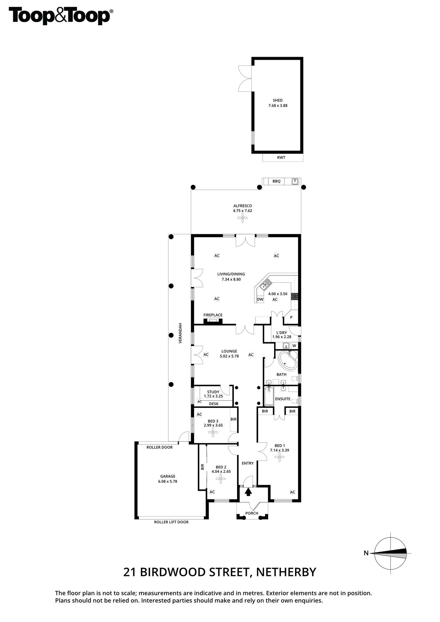 Floorplan of Homely house listing, 21 Birdwood Street, Netherby SA 5062
