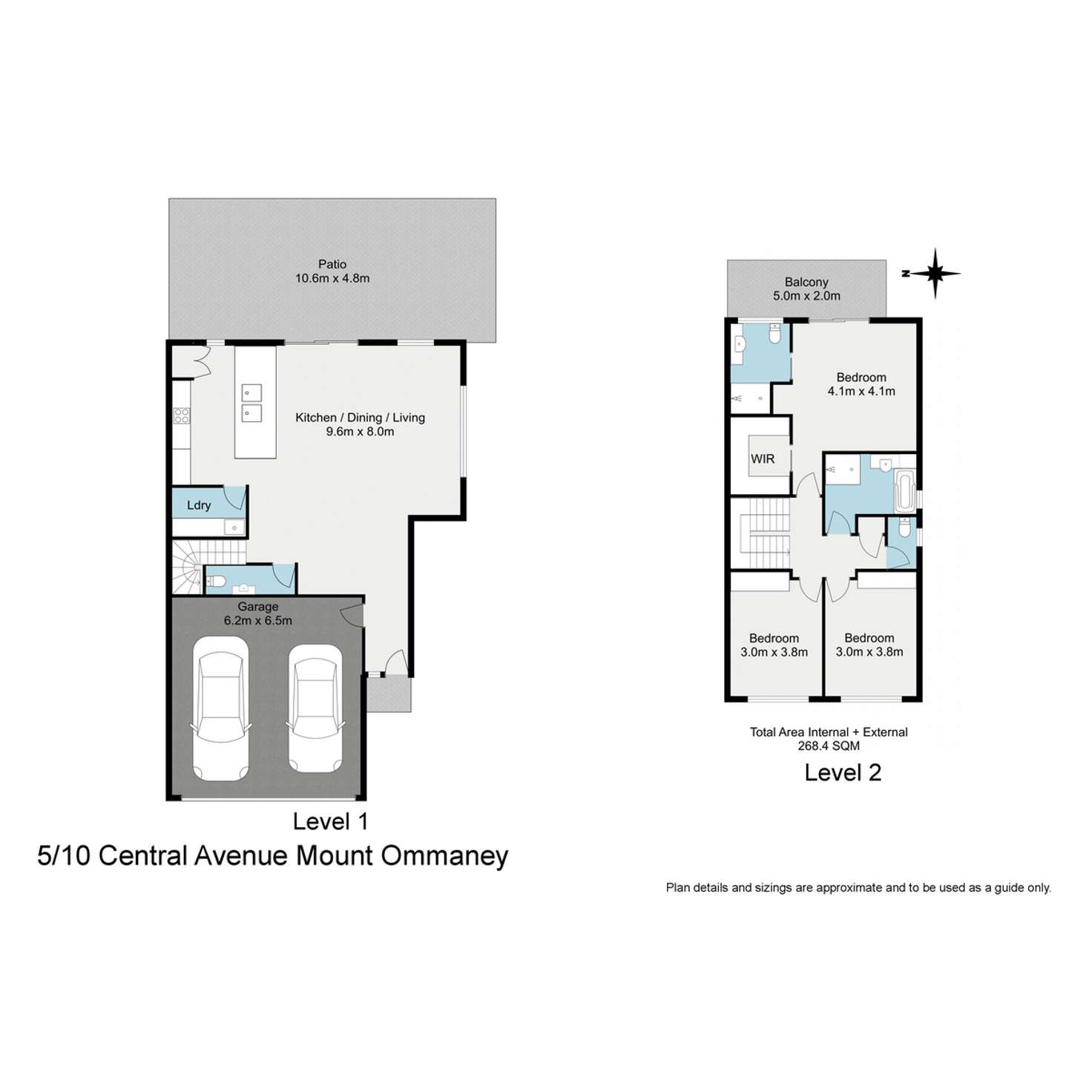 Floorplan of Homely townhouse listing, 10/5 Central Avenue, Mount Ommaney QLD 4074