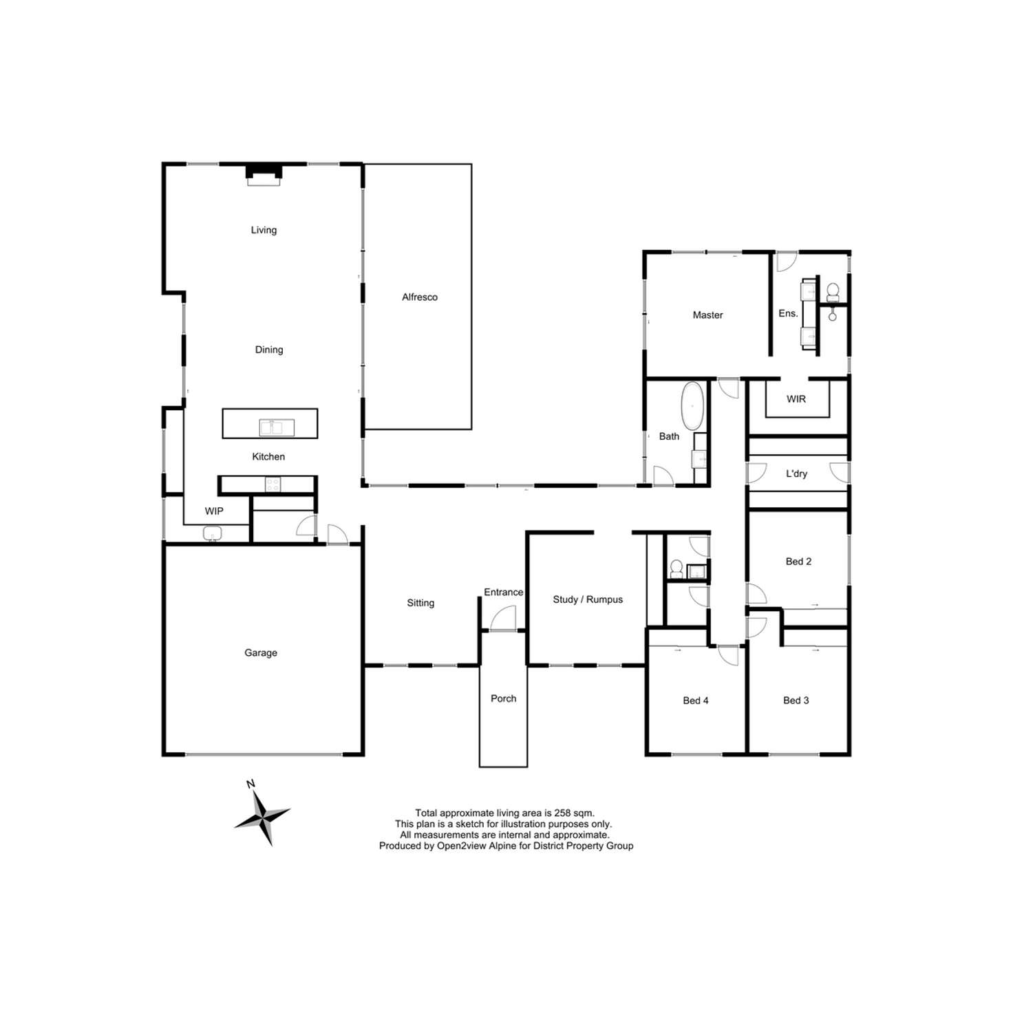 Floorplan of Homely house listing, 31 Donovans Way, Mansfield VIC 3722