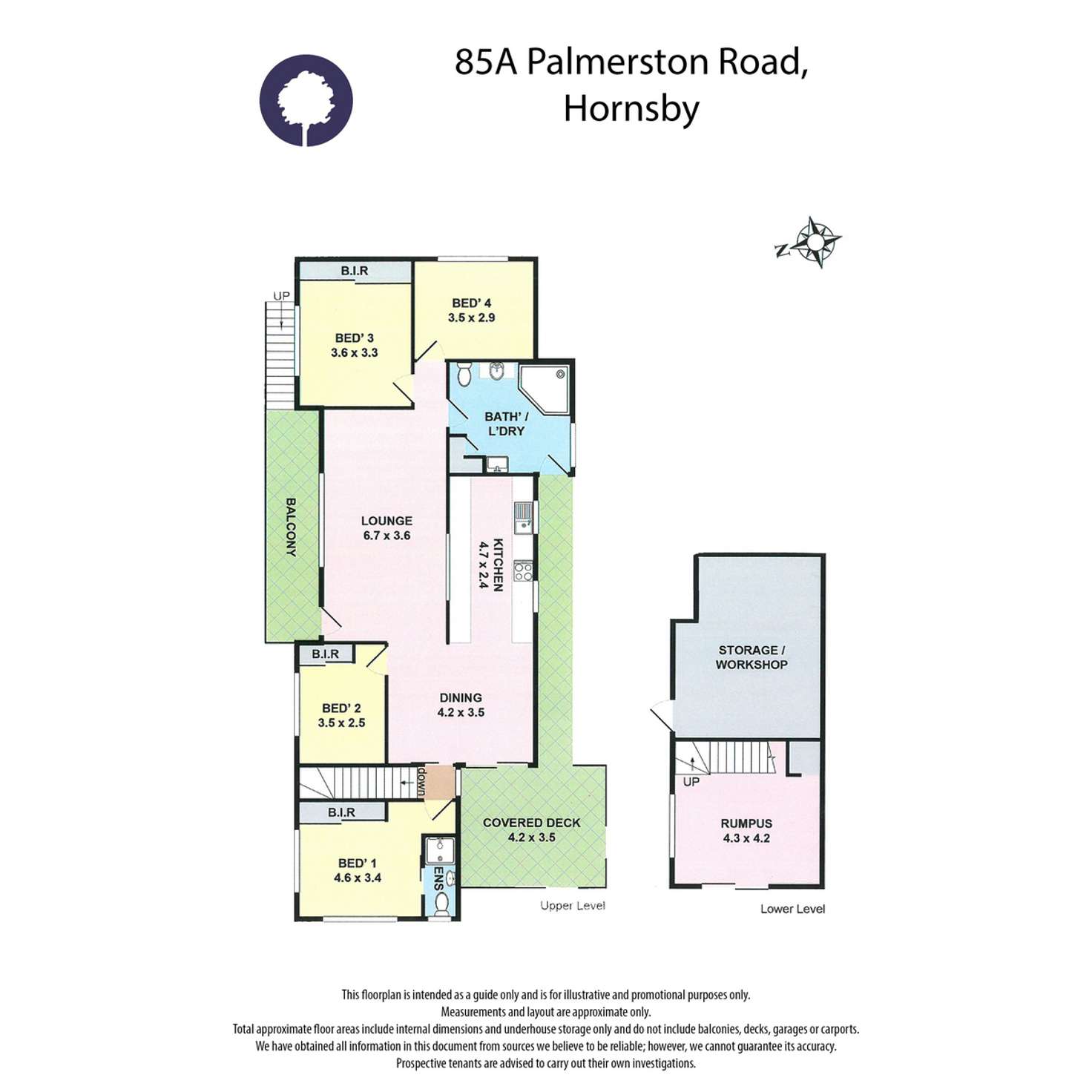 Floorplan of Homely house listing, 85A Palmerston Road, Hornsby NSW 2077
