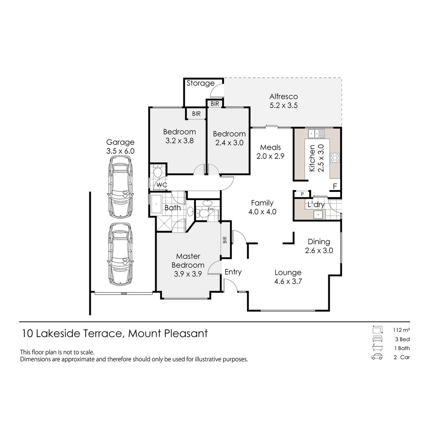 Floorplan of Homely house listing, 10 Lakeside Terrace, Mount Pleasant WA 6153