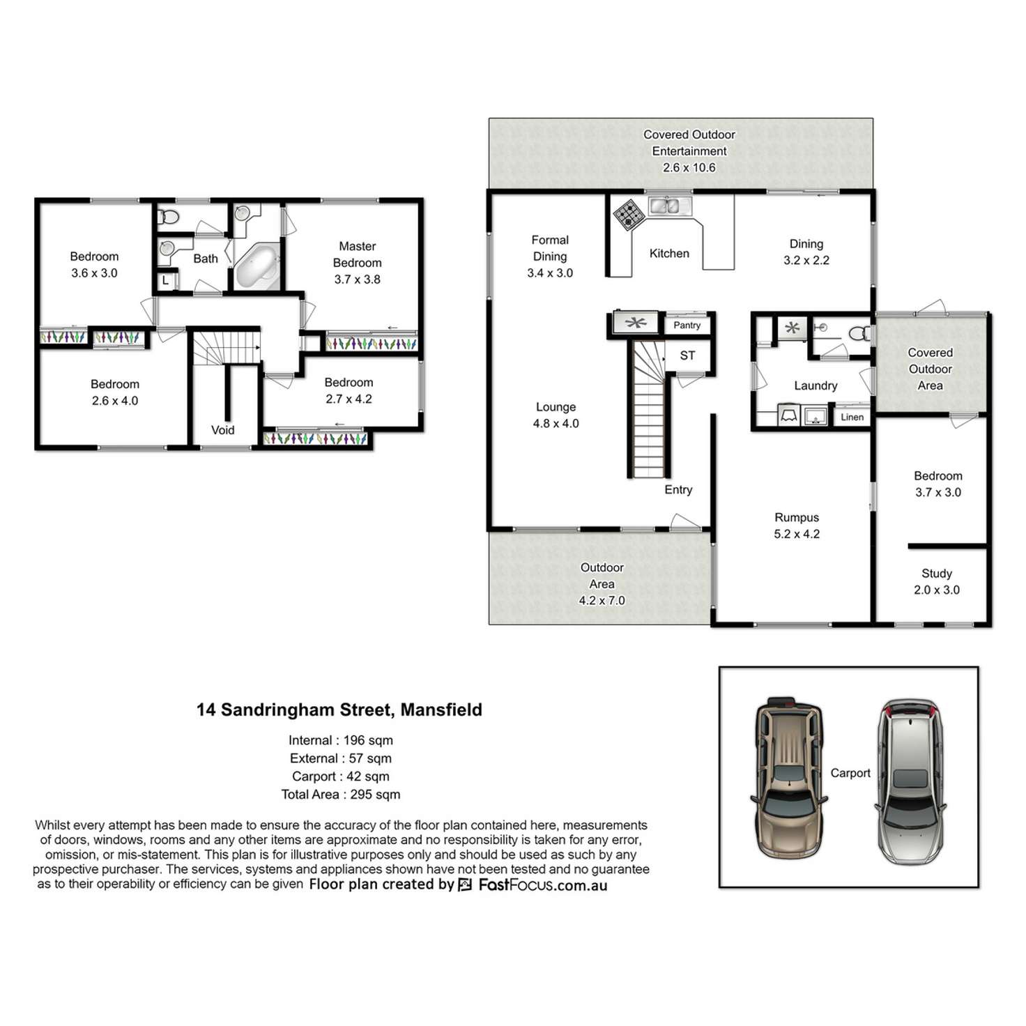 Floorplan of Homely house listing, 14 Sandringham Street, Mansfield QLD 4122