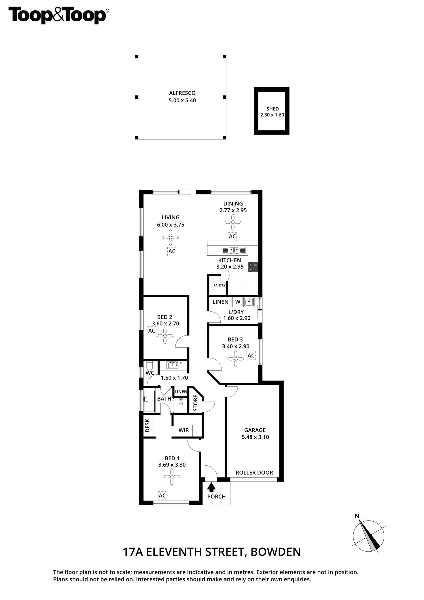 Floorplan of Homely house listing, 17A Eleventh Street, Bowden SA 5007