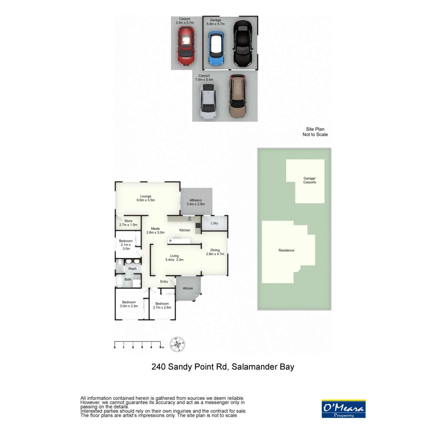 Floorplan of Homely house listing, 240 Sandy Point Road, Salamander Bay NSW 2317