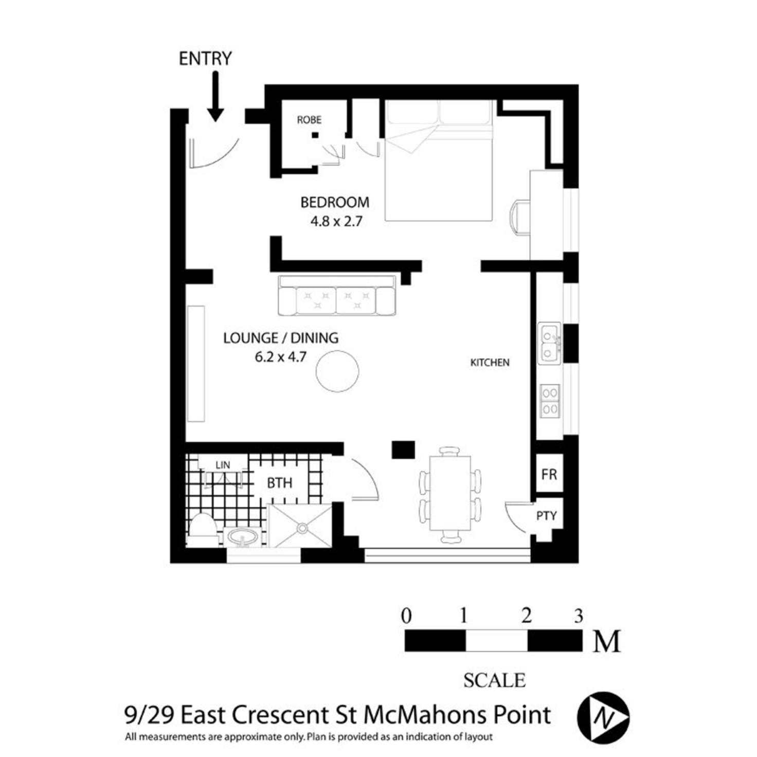 Floorplan of Homely apartment listing, 9/29 East Crescent Street, Mcmahons Point NSW 2060