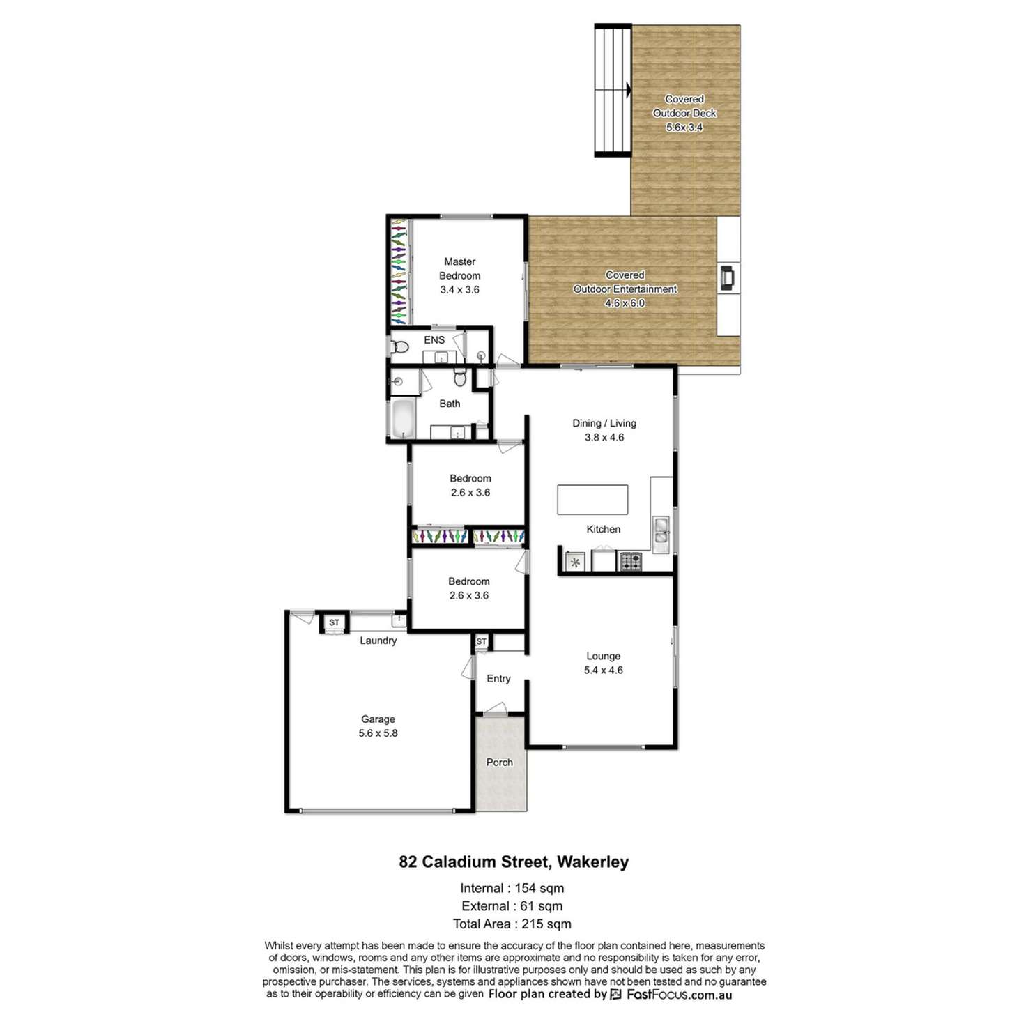 Floorplan of Homely house listing, 82 Caladium Street, Wakerley QLD 4154