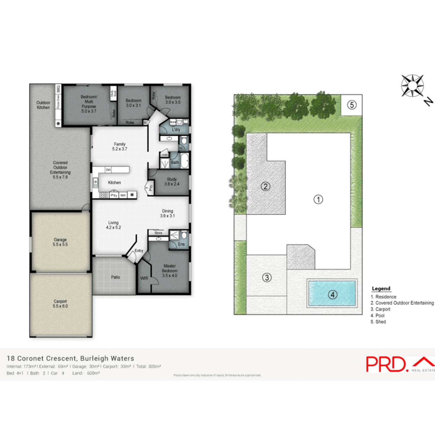 Floorplan of Homely house listing, 18 Coronet Crescent, Burleigh Waters QLD 4220