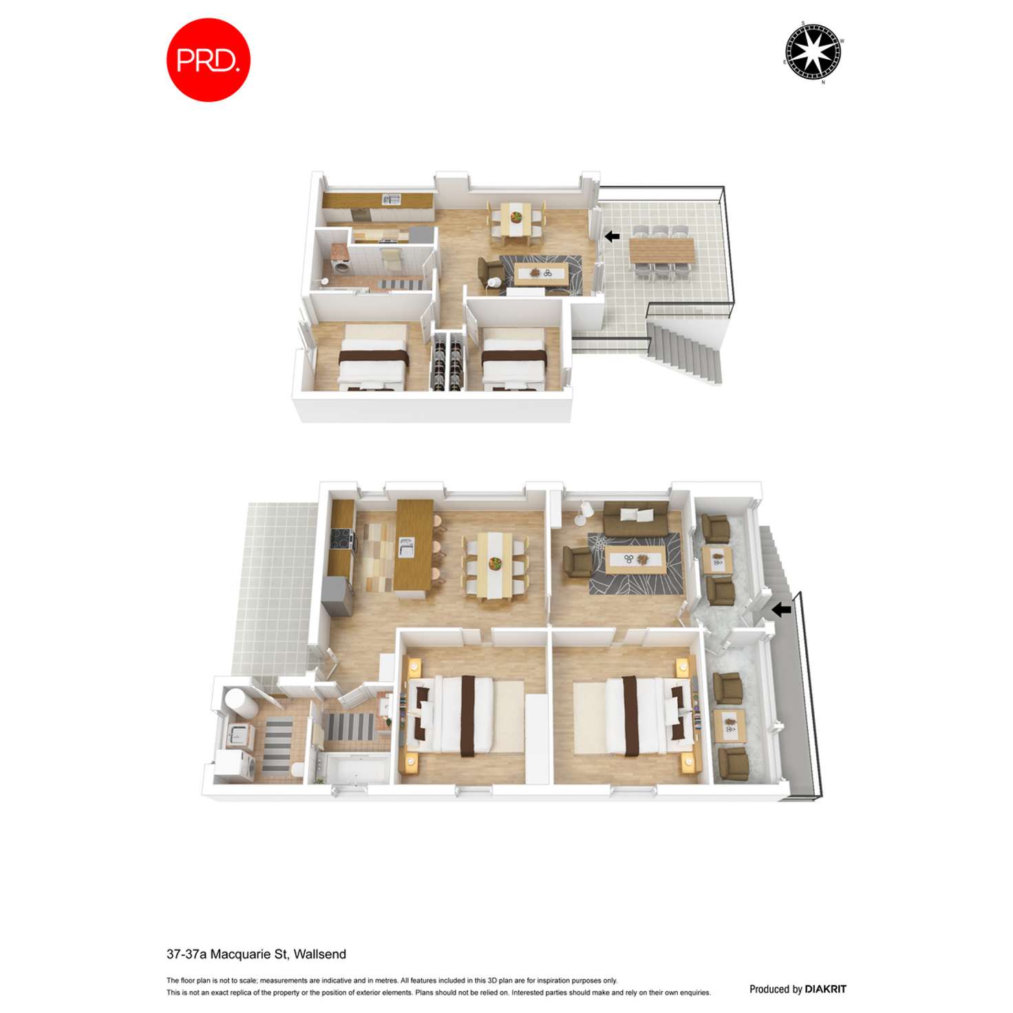 Floorplan of Homely house listing, 37/37A Macquarie Street, Wallsend NSW 2287