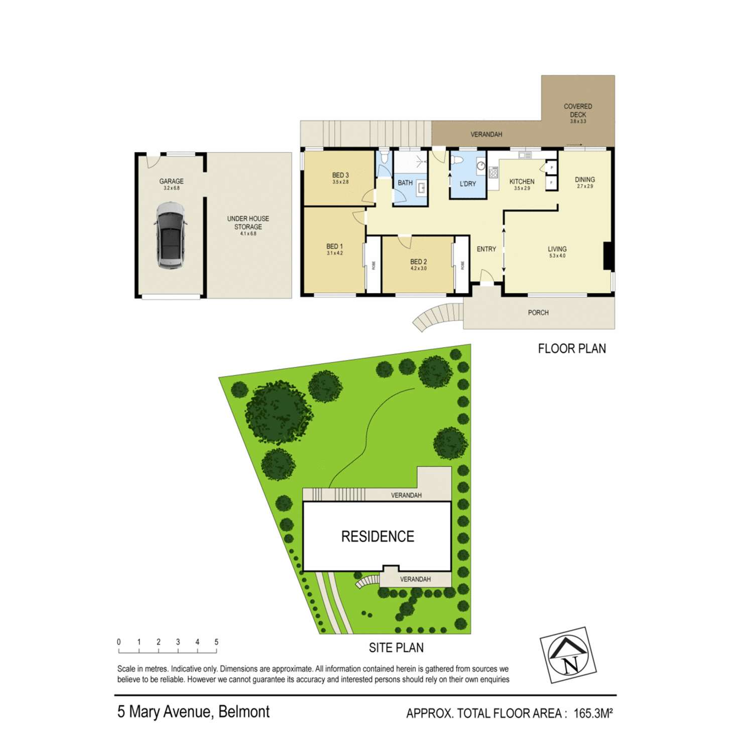 Floorplan of Homely house listing, 5 Mary Avenue, Belmont NSW 2280