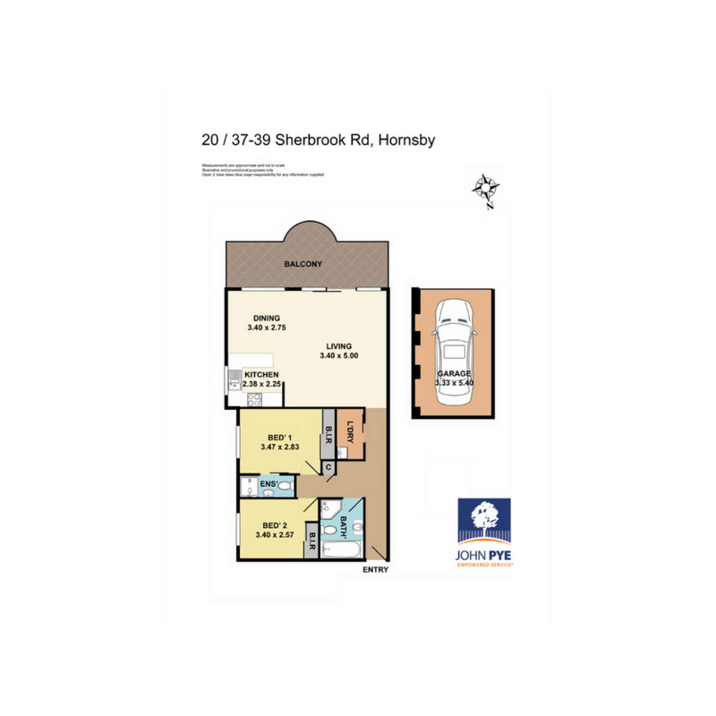 Floorplan of Homely unit listing, 20/37 Sherbrook Road, Hornsby NSW 2077