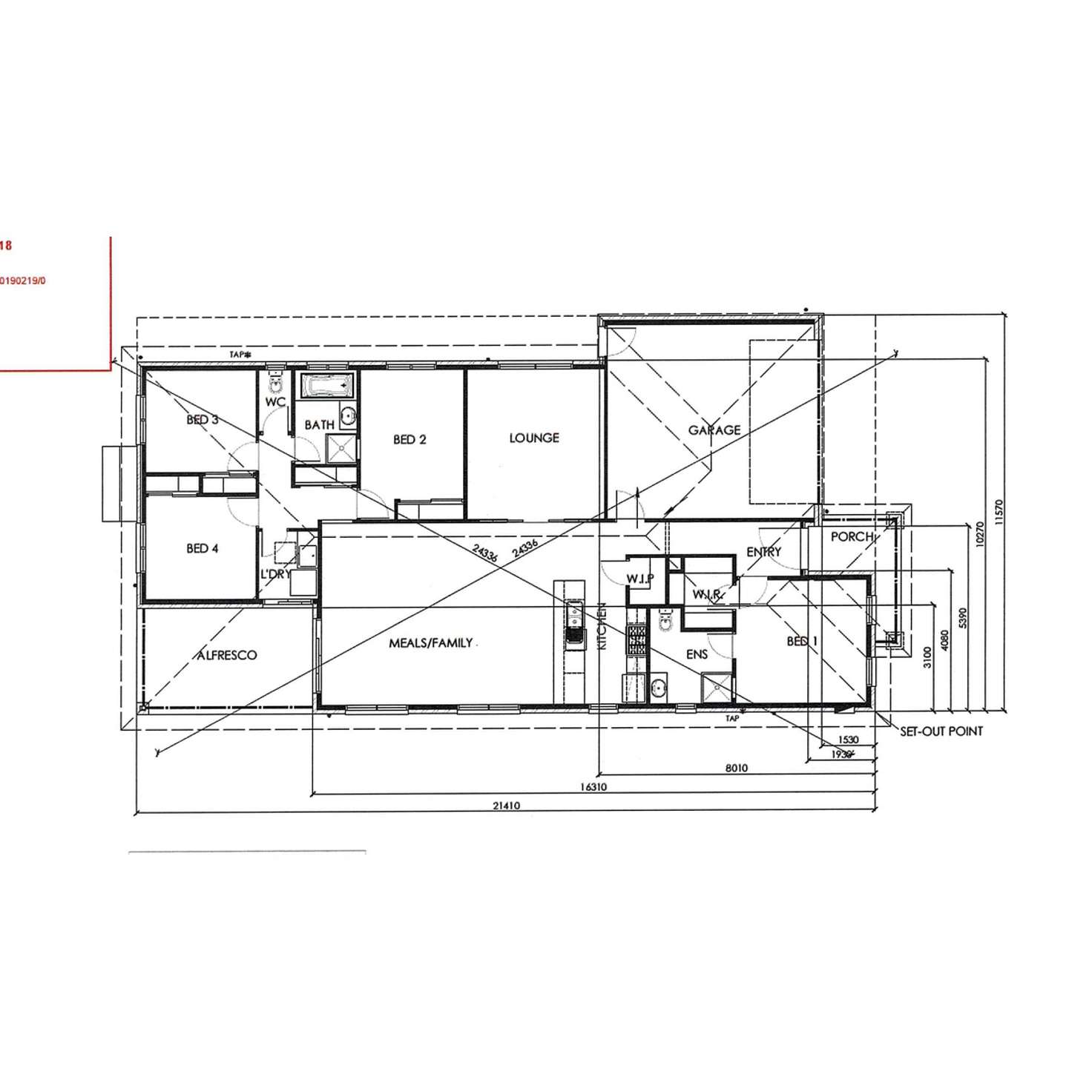 Floorplan of Homely house listing, 11 Sarakos Circuit, Wangaratta VIC 3677