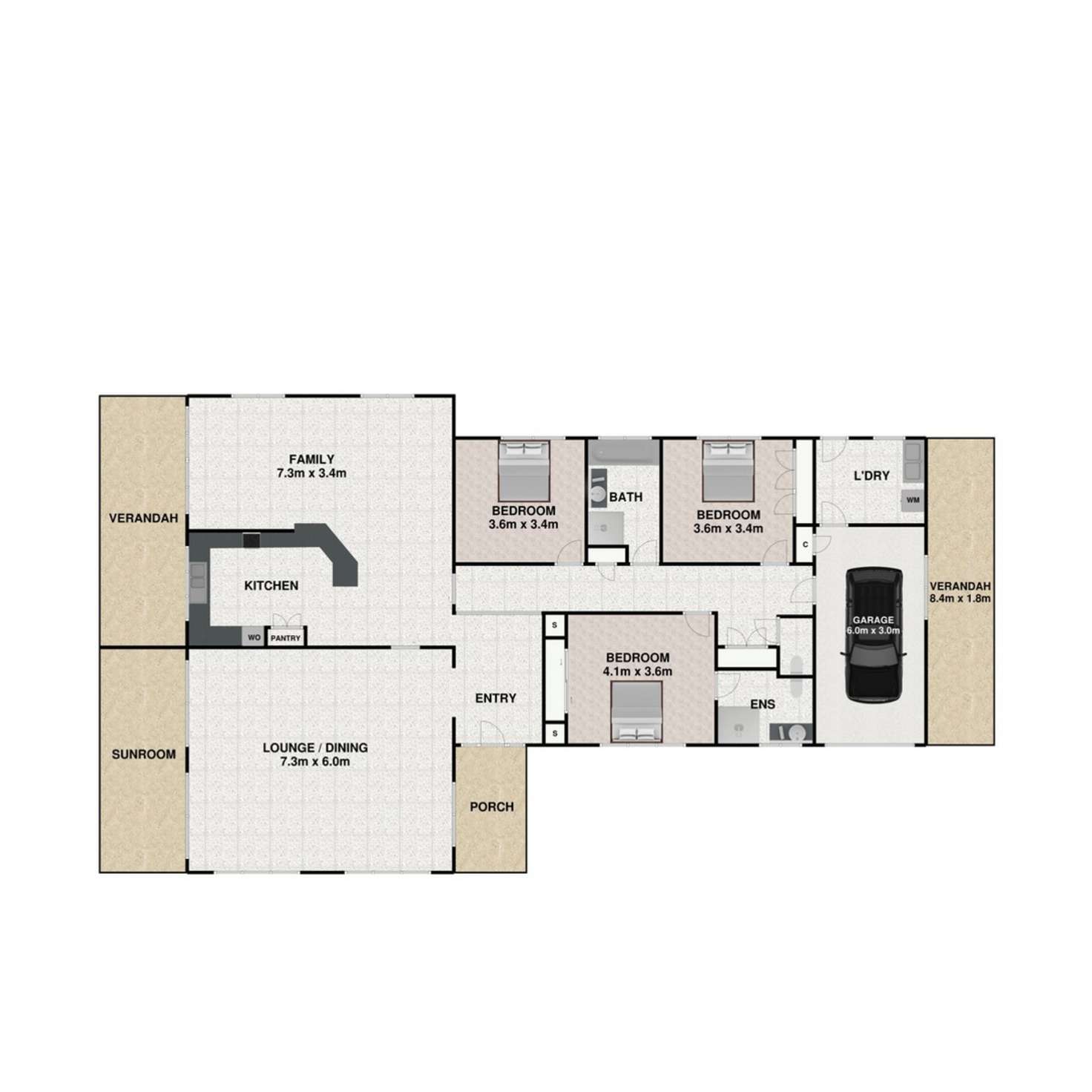 Floorplan of Homely house listing, 8 Orana Esplanade, Victoria Point QLD 4165