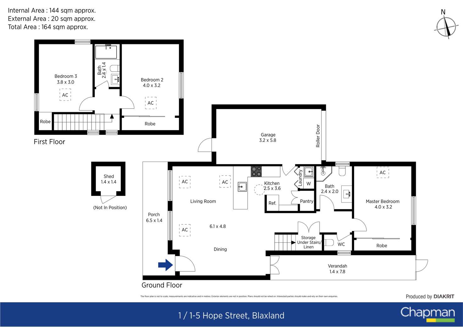 Floorplan of Homely house listing, 1/1-5 Hope Street, Blaxland NSW 2774