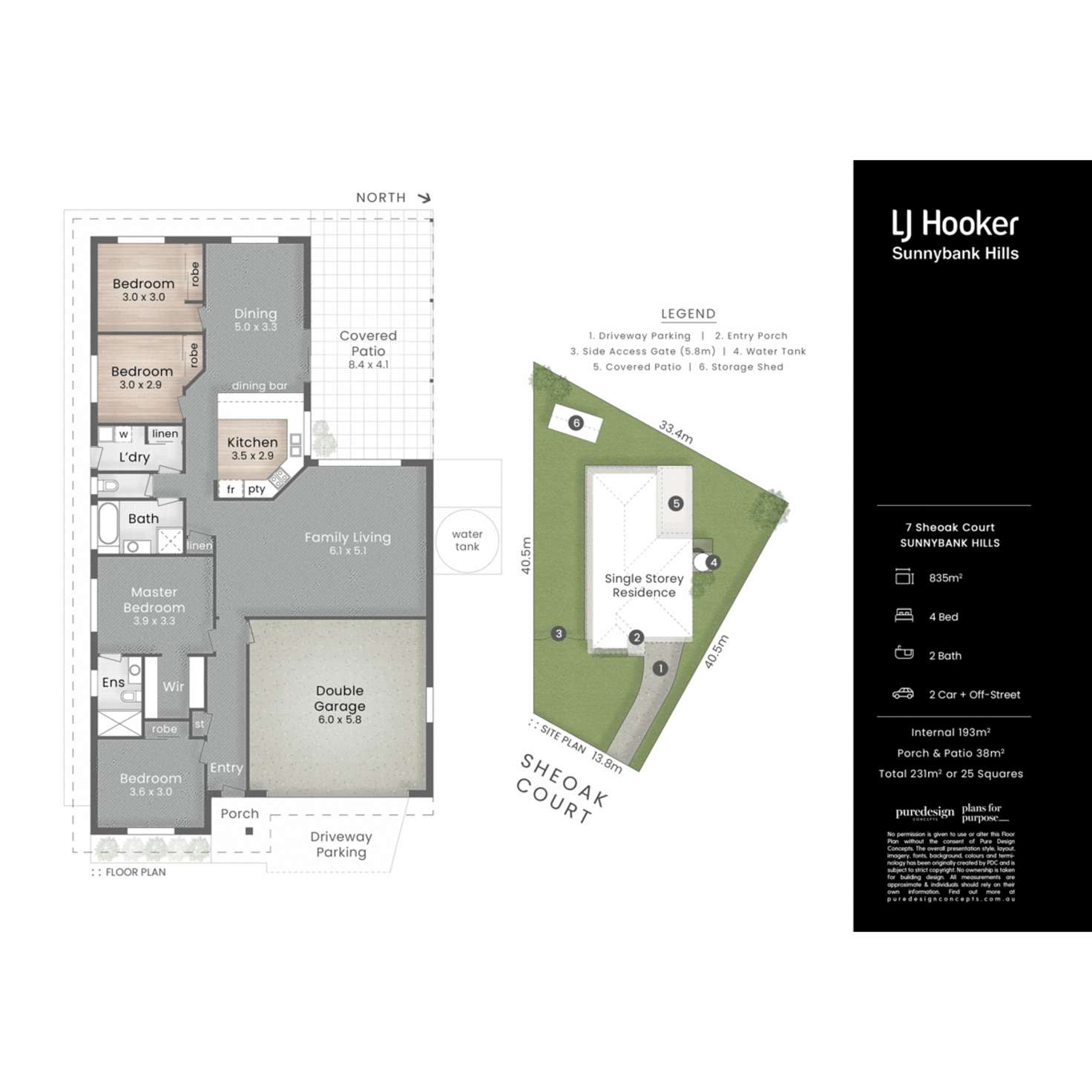 Floorplan of Homely house listing, 7 Sheoak Court, Sunnybank Hills QLD 4109